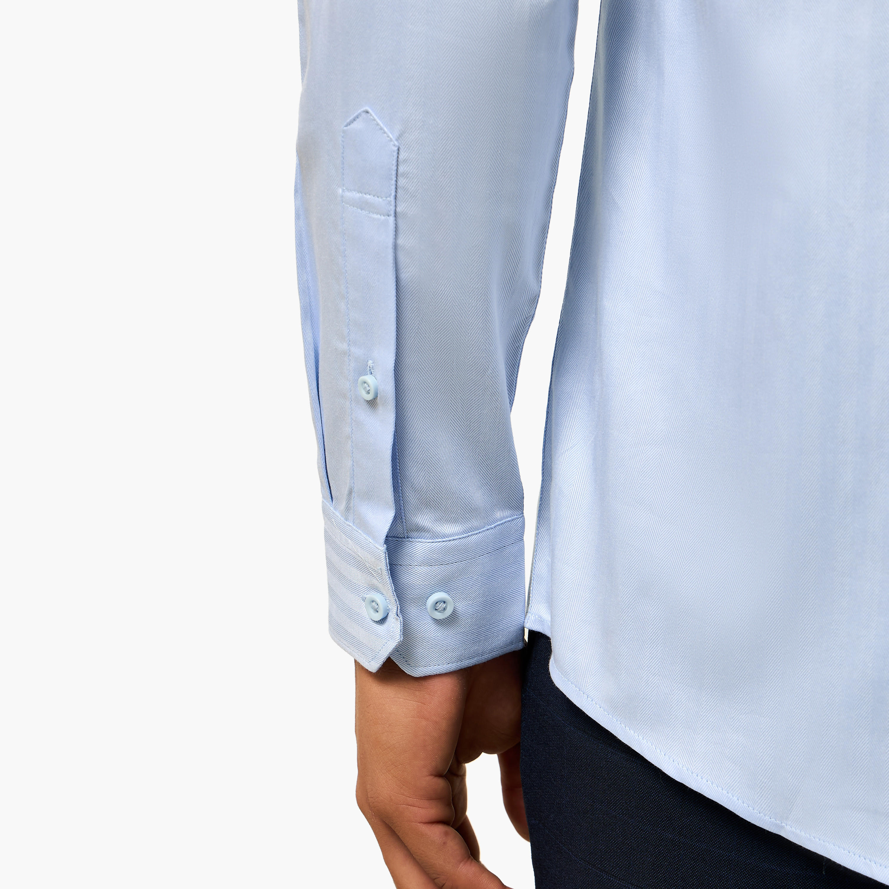Men Regular Fit Collared Striped Long Sleeve Shirt-men-clothing-shirts-image-6