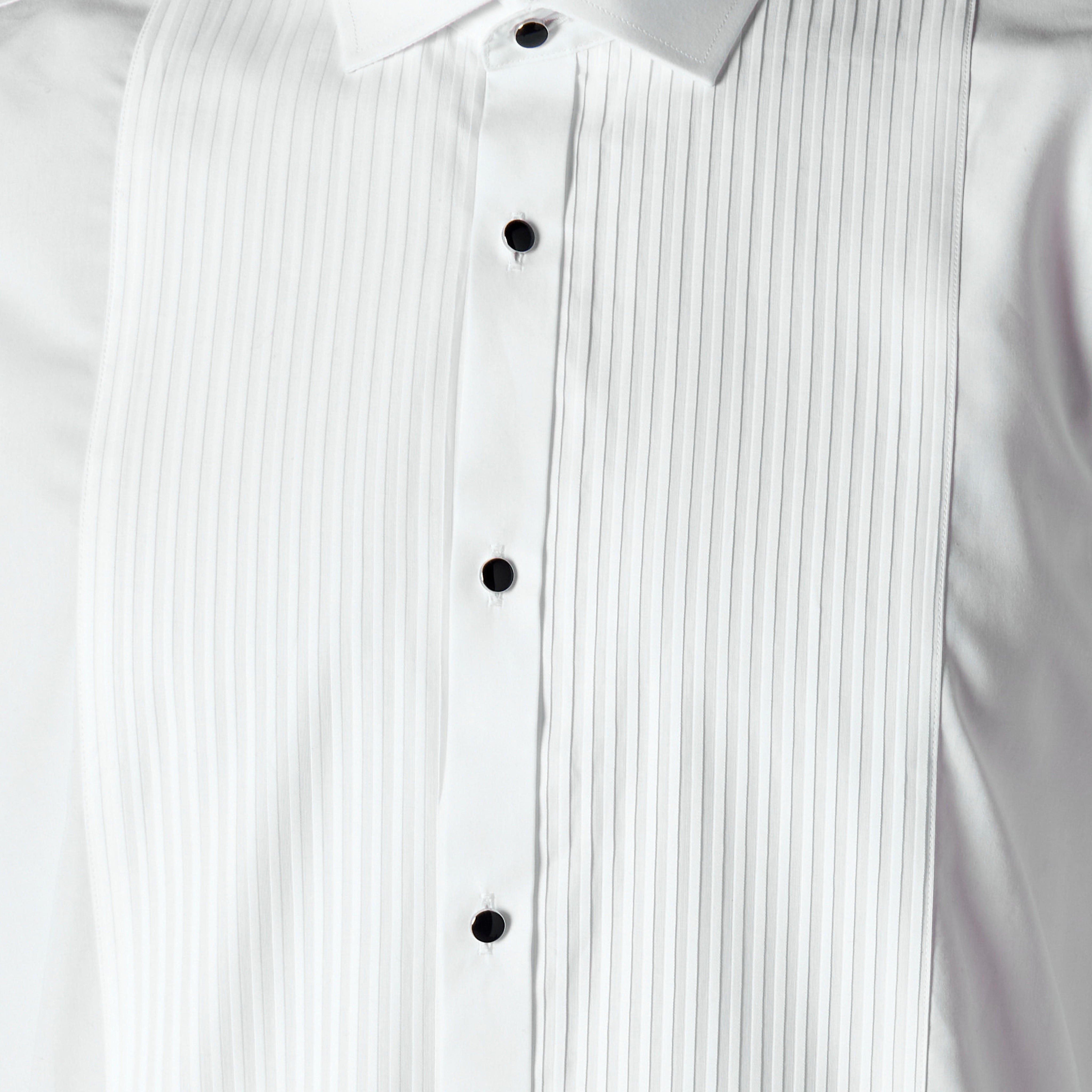 Men Slim Fit Collared Striped Long Sleeves Bib Shirt-men-clothing-shirts-image-2