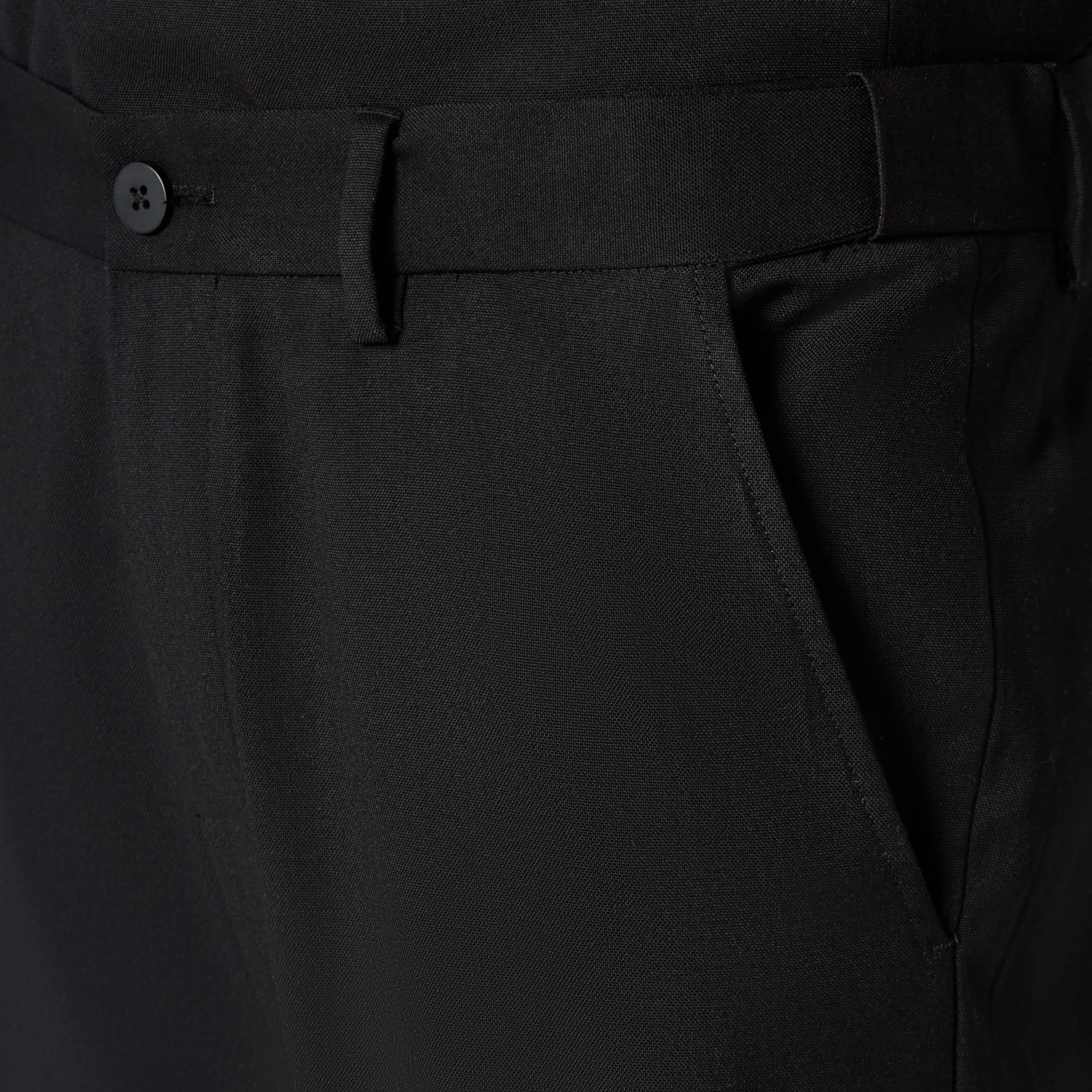 بنطلون بقصة عادية وخصر مرن-men-clothing-coordsets-image-1
