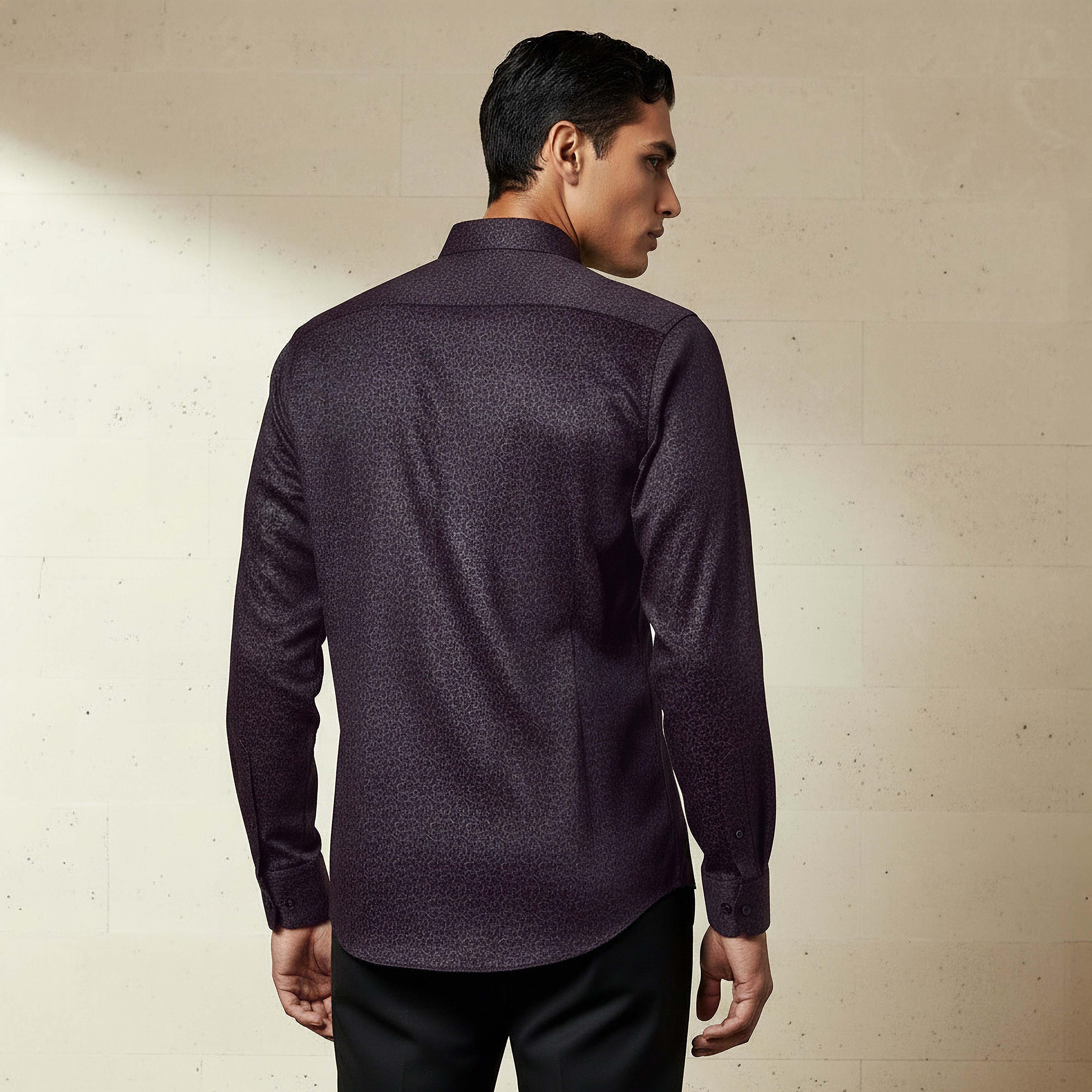 Men Slim Fit Collared Printed Long Sleeves Shirt-PROMO_SP_SA_2FOR169_110625-image-3