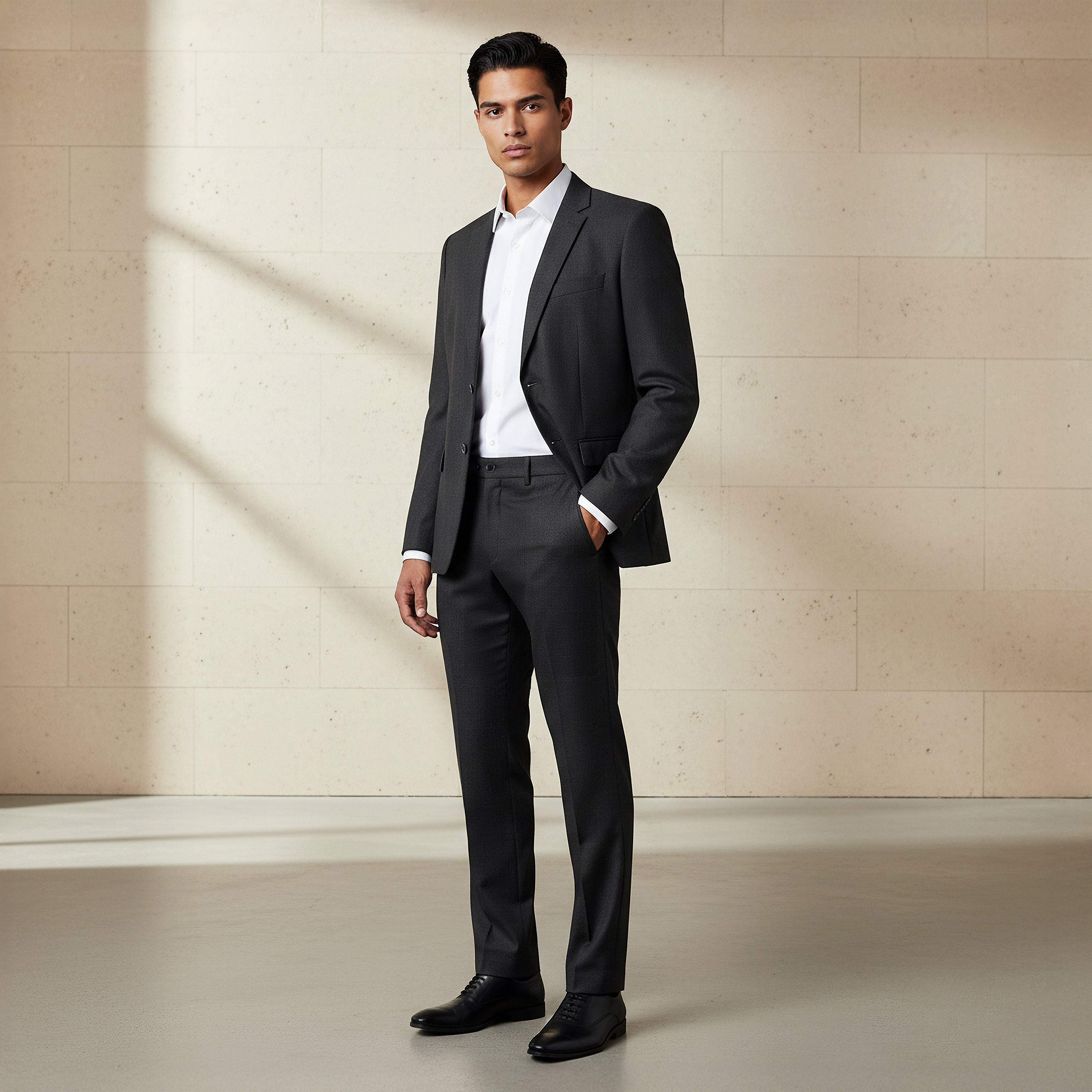 Men Slim Fit Dobby Blazer-men-clothing-jacketsandblazers-blazers-image-2
