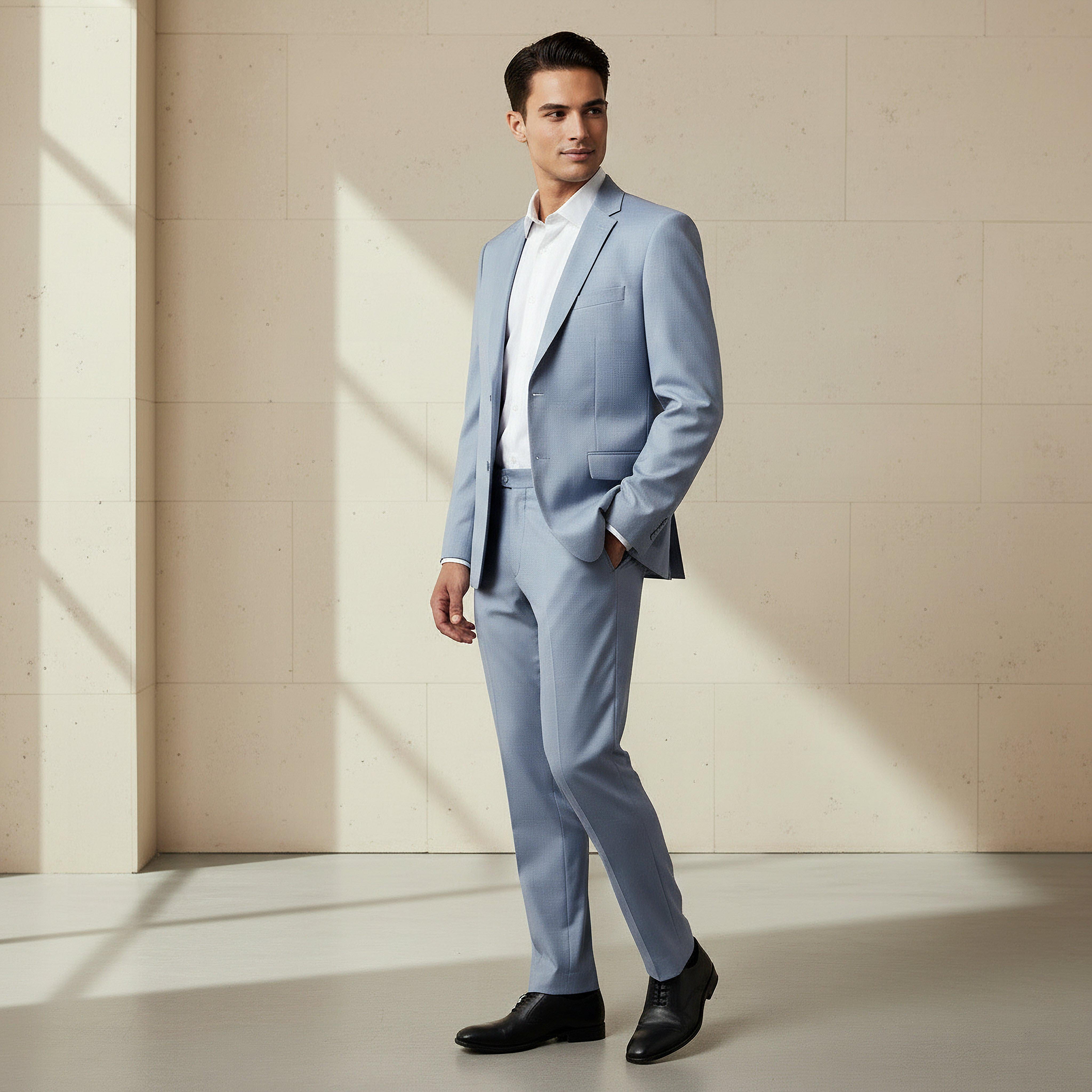 بليزر دوبي بقصة سليم للرجال-men-clothing-jacketsandblazers-blazers-image-1