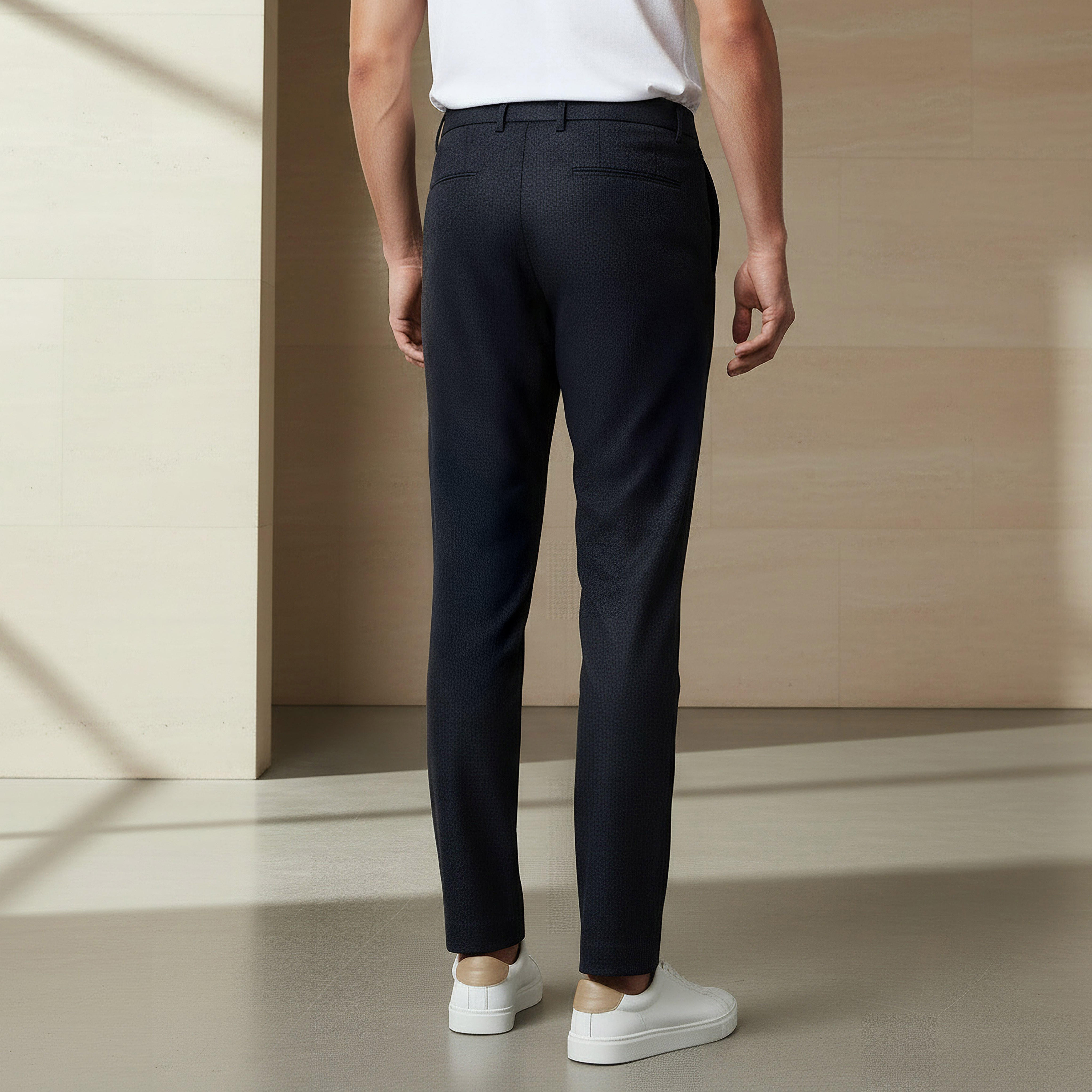 Slim Fit Flexi Waist Trousers-men-clothing-bottoms-trousersandchinos-trousers-image-3