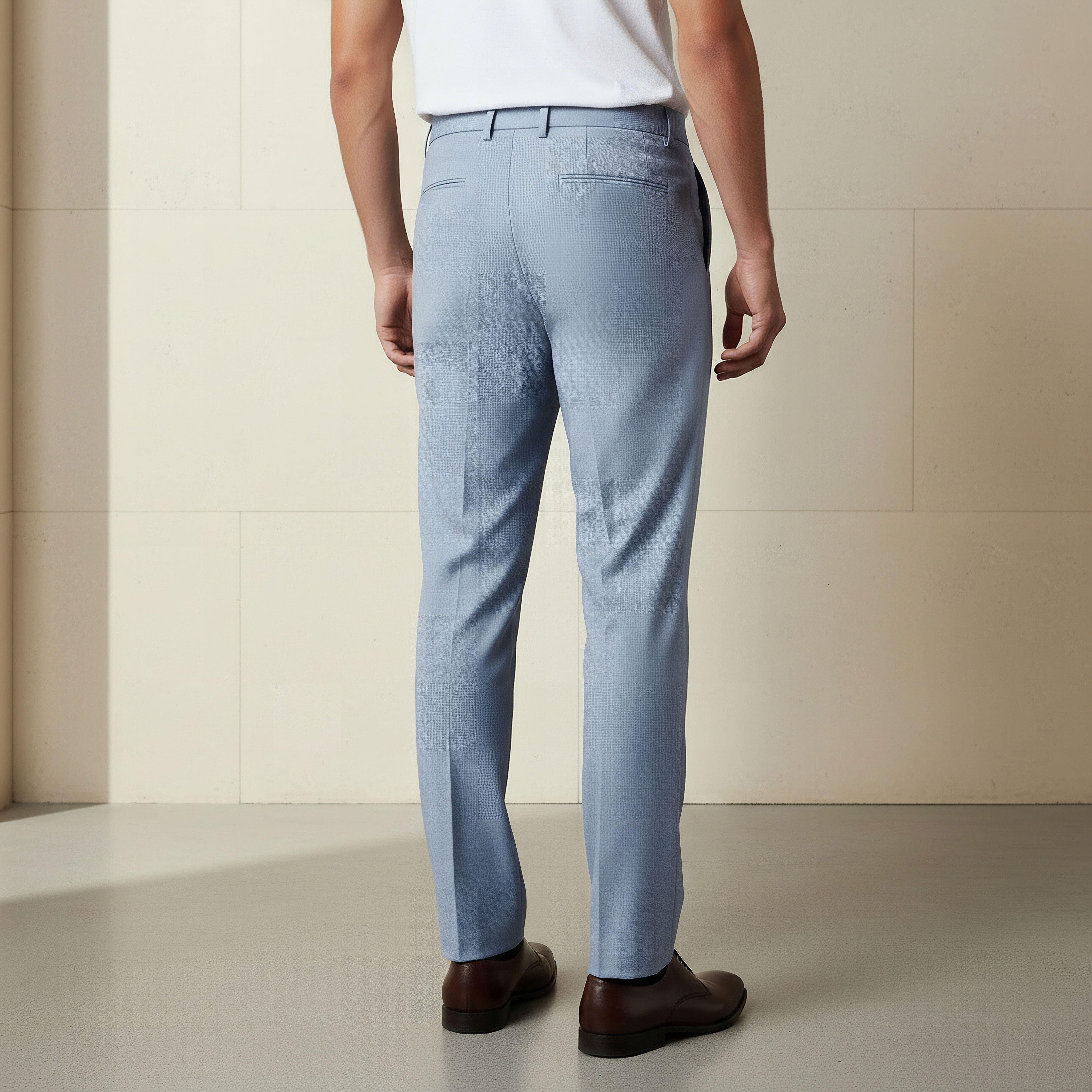 Slim Fit Flexi Waist Trousers-men-clothing-bottoms-trousersandchinos-trousers-image-3