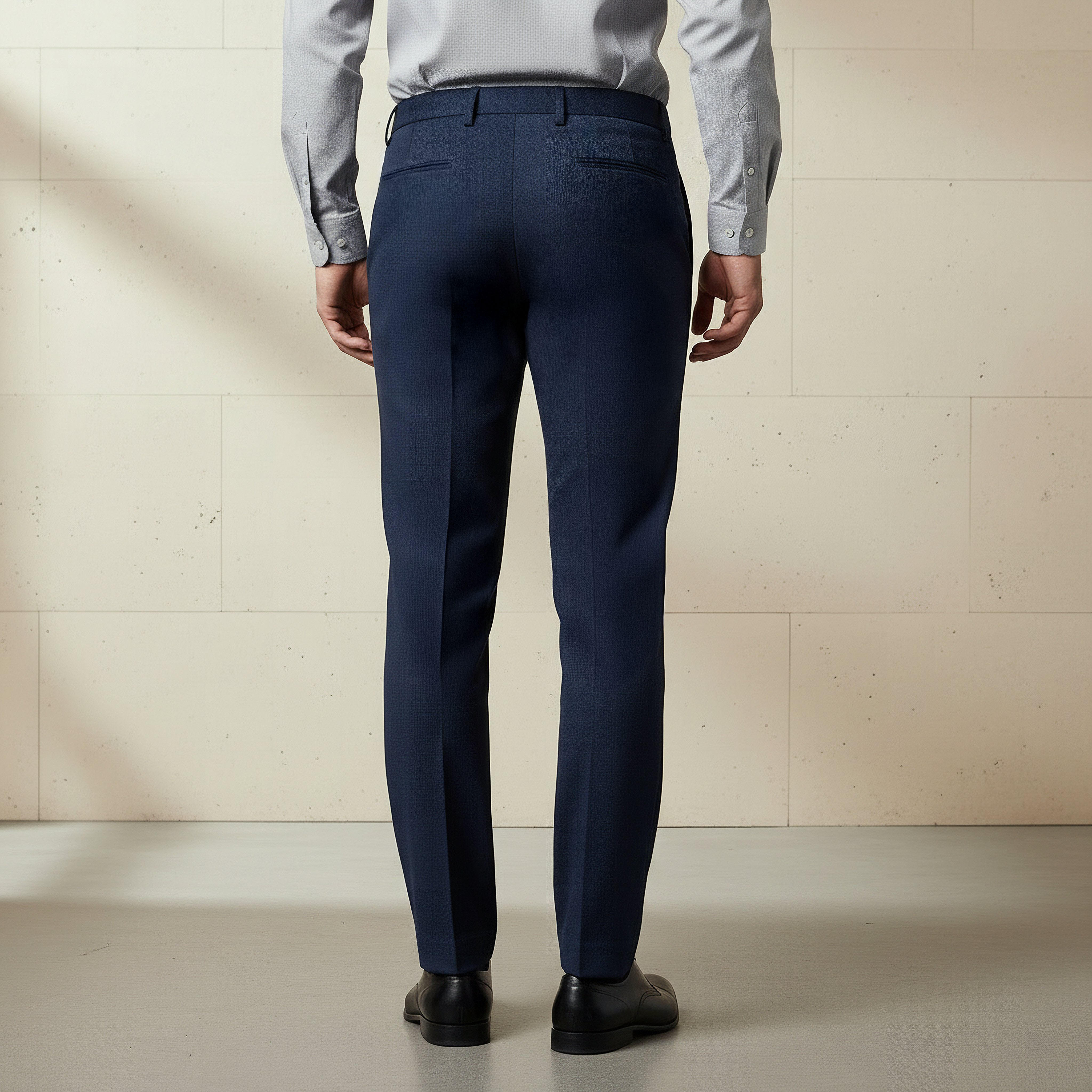 Slim Fit Flexi Waist Trousers-men-clothing-bottoms-trousersandchinos-trousers-image-3