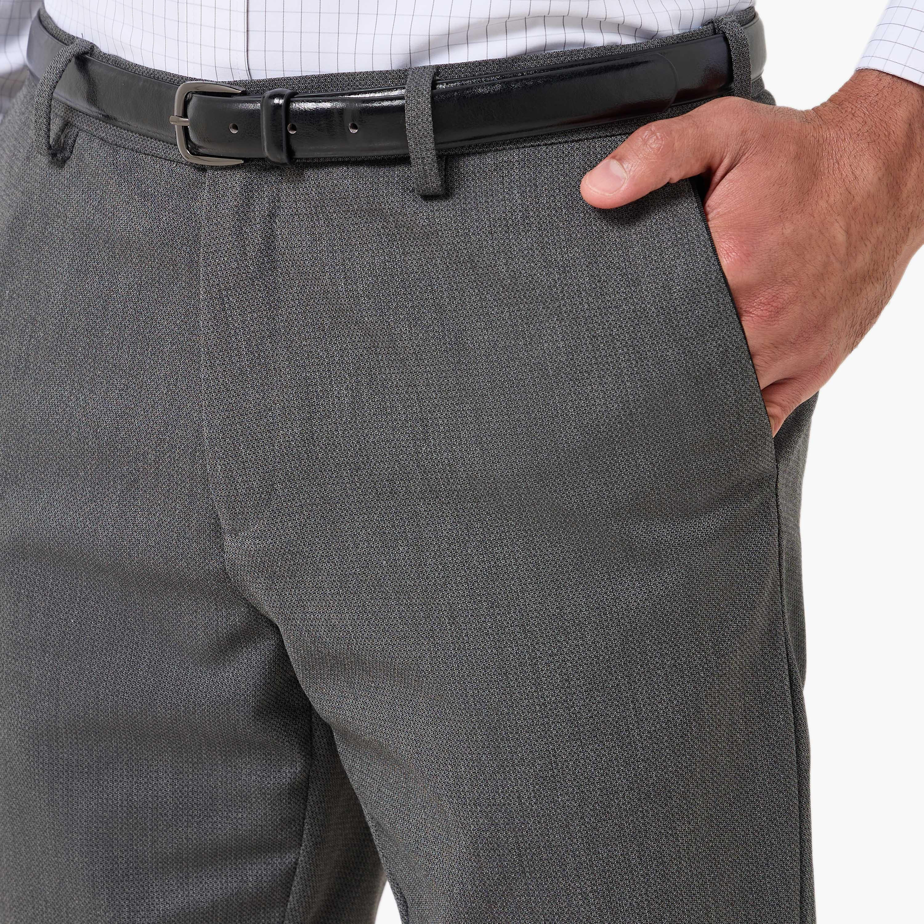 Slim Fit Flexi Waist Formal Trousers-men-clothing-bottoms-trousersandchinos-trousers-image-3