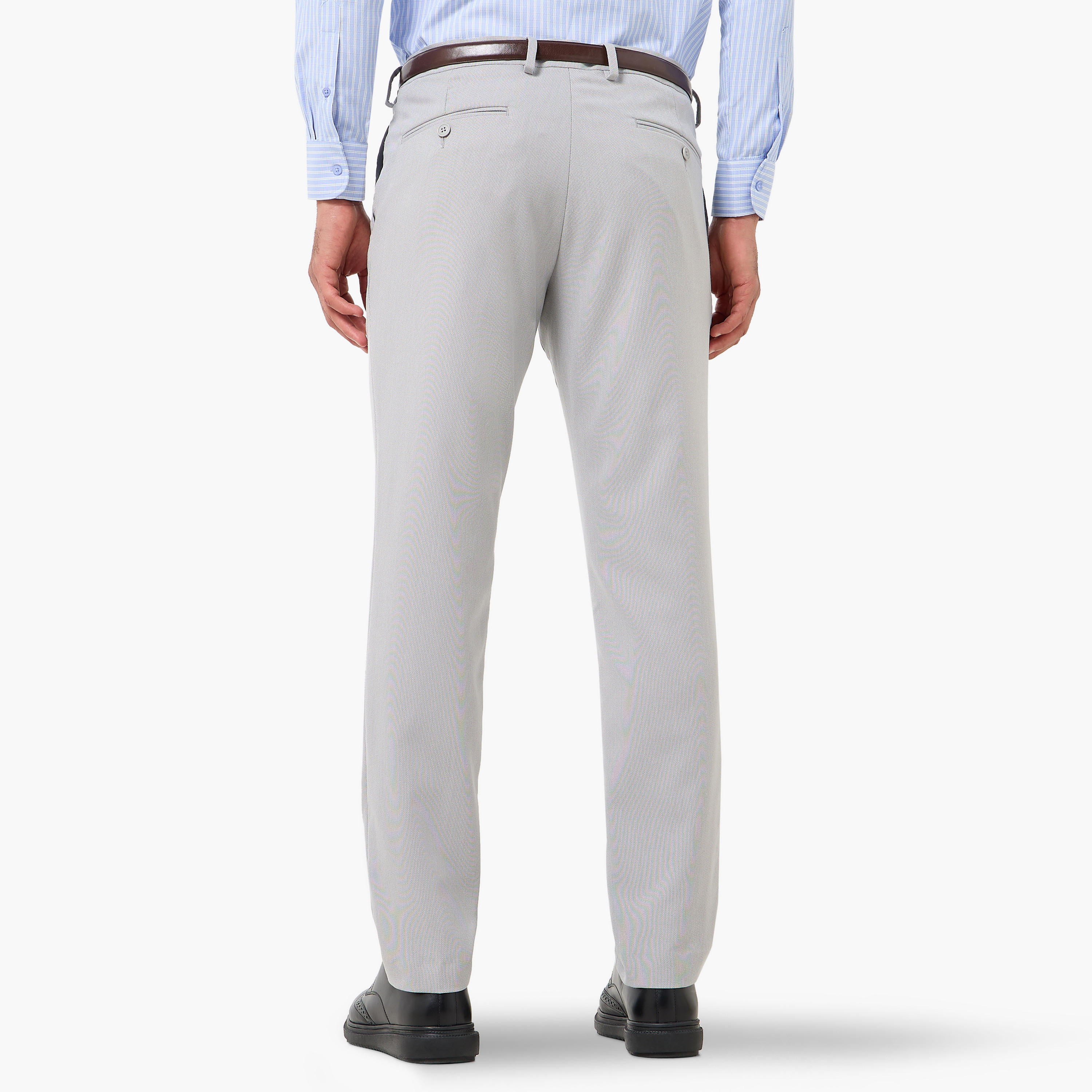 Slim Fit Flexi Waist Formal Trousers-men-clothing-bottoms-trousersandchinos-trousers-image-5