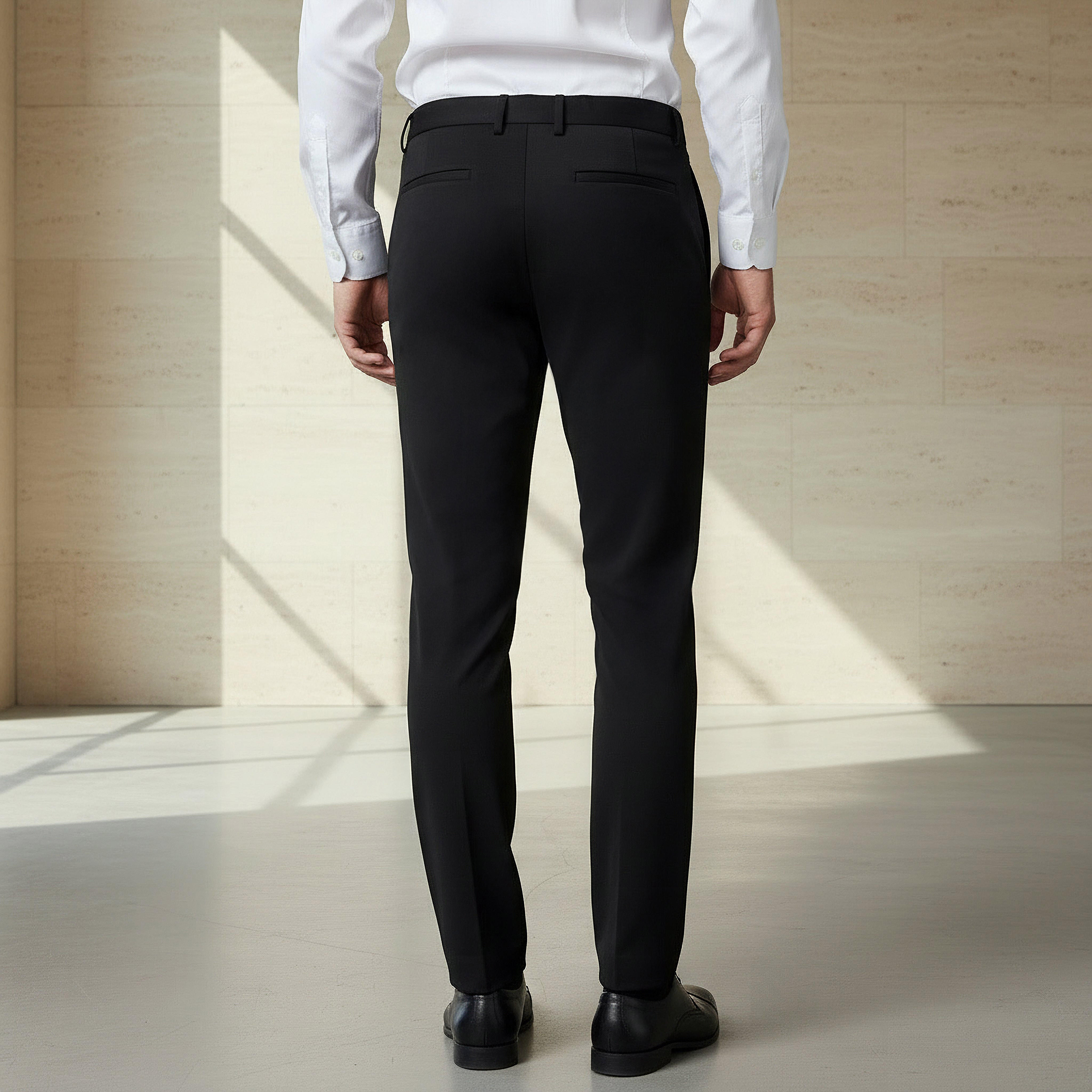 Slim Fit Flexi Waist Trousers-men-clothing-bottoms-trousersandchinos-trousers-image-3