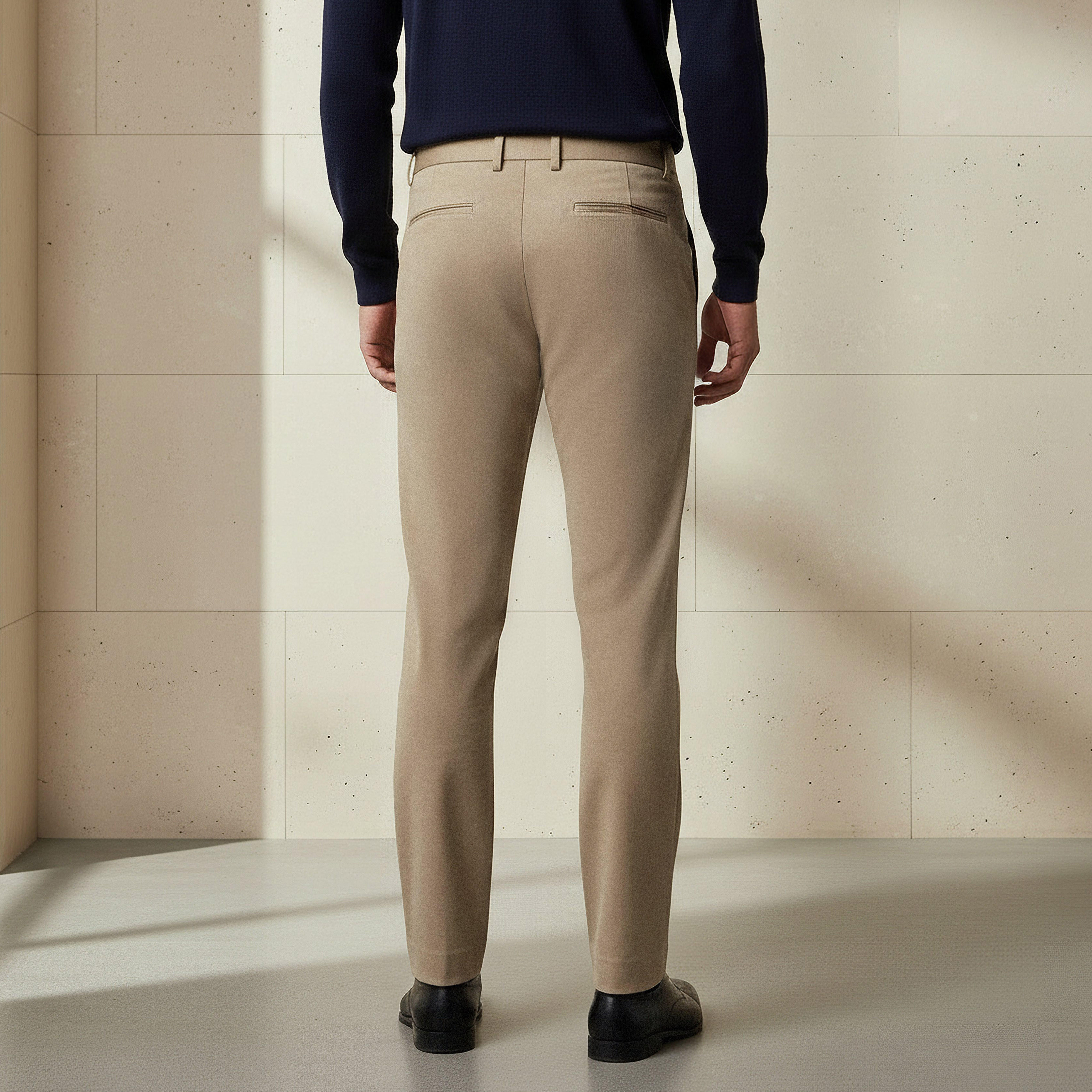 Slim Fit Flexi Waist Trousers-men-clothing-bottoms-trousersandchinos-trousers-image-3