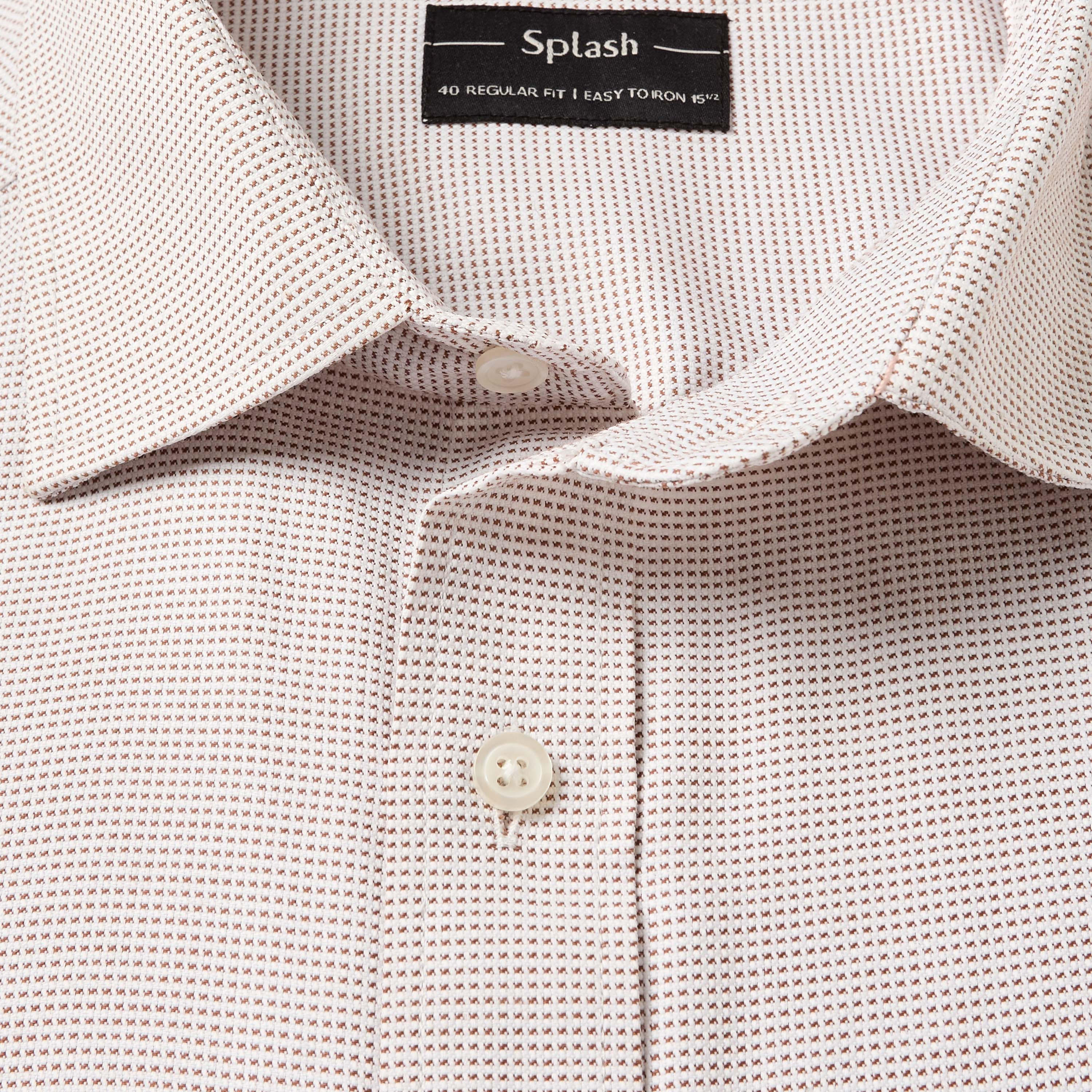 قميص بارز الملمس بقصّة عادية وياقة عادية وأكمام طويلة للرجال-men-clothing-shirts-image-6