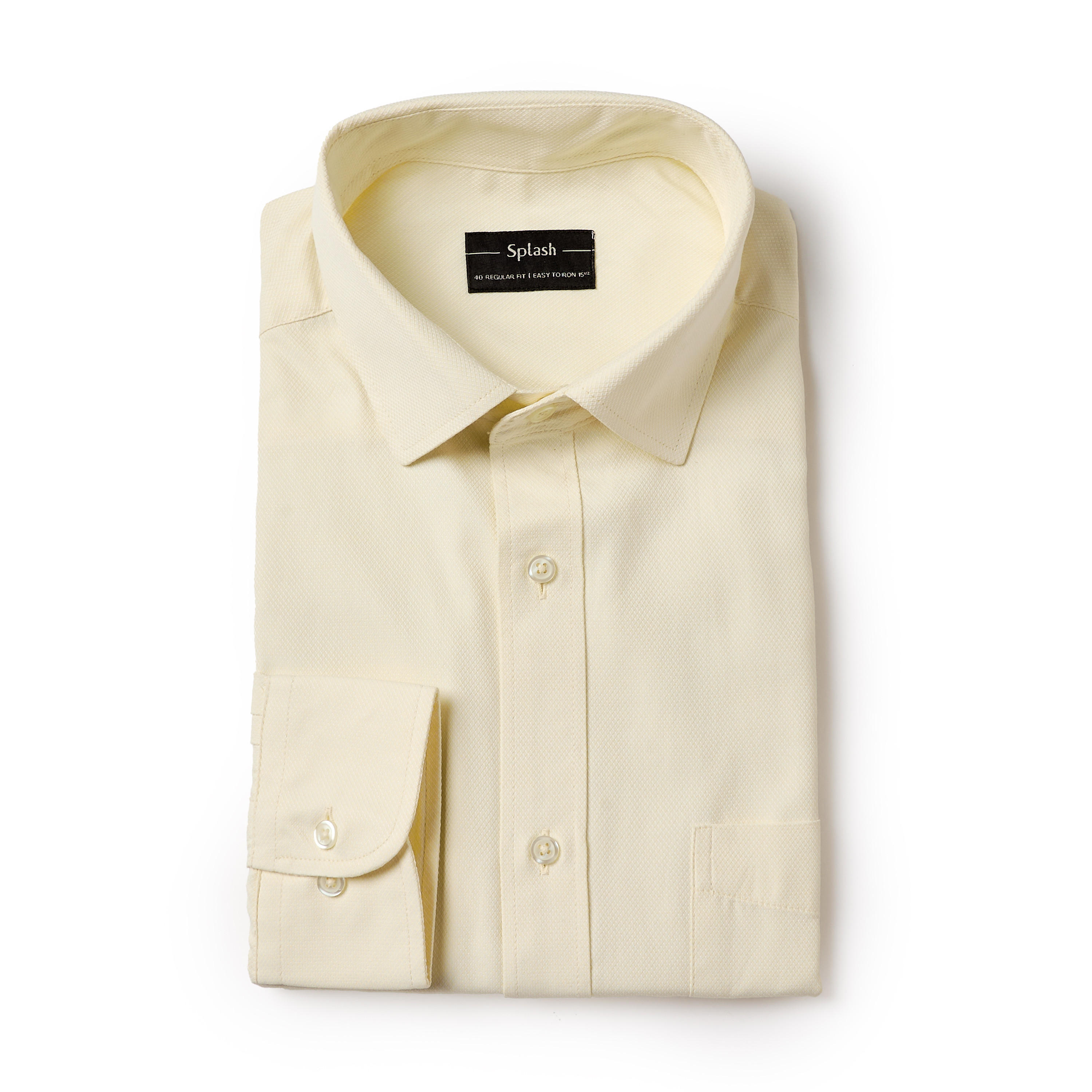 قميص بارز الملمس بقصّة عادية وياقة عادية وأكمام طويلة للرجال-men-clothing-shirts-image-2