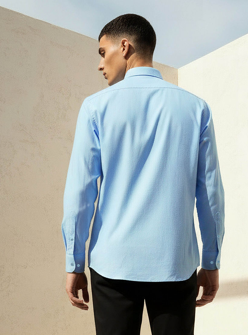 قميص فيلافيل رجالي بأكمام طويلة وياقة وقصة عادية-men-clothing-shirts-image-6