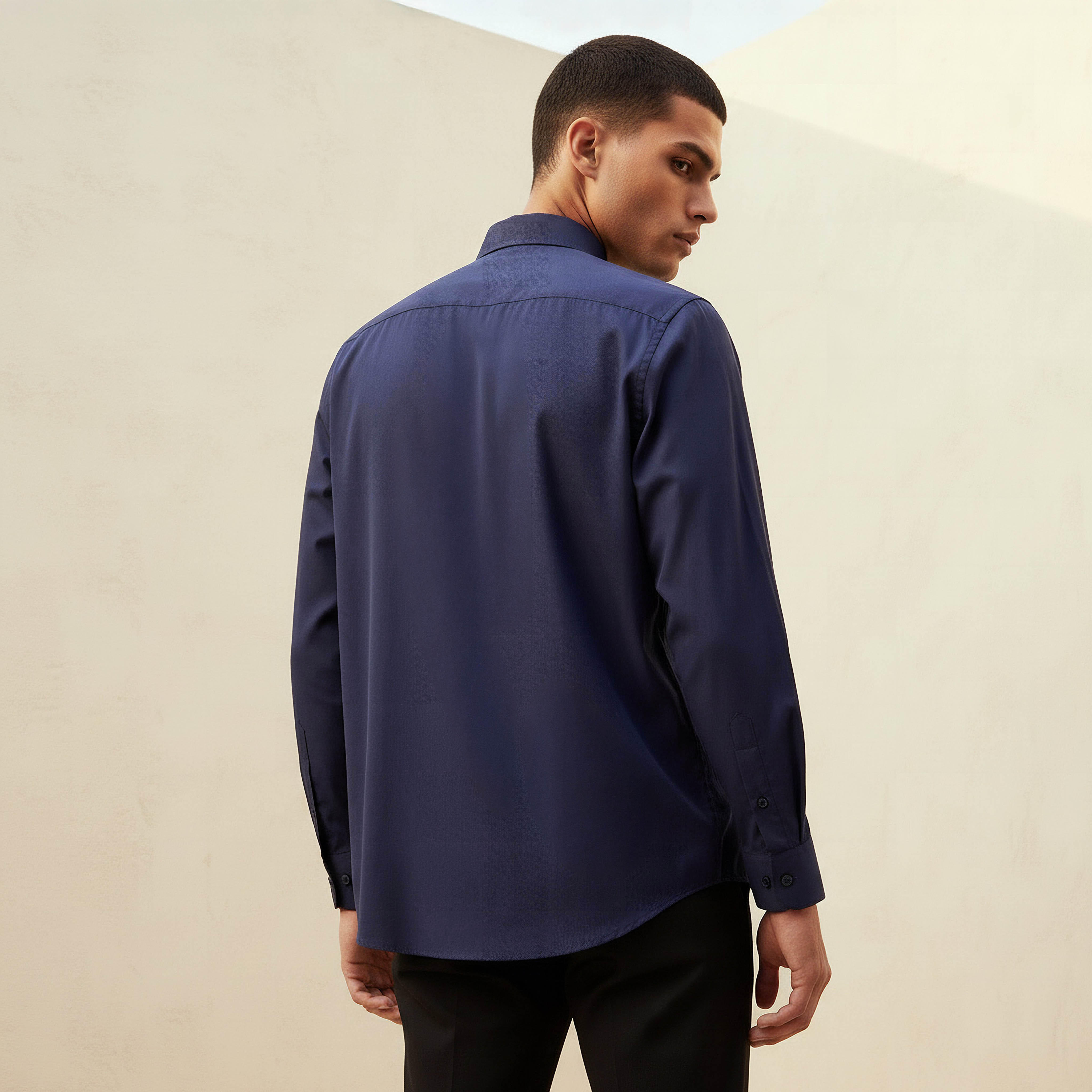 Men Regular Fit Collared Philaphil Long Sleeve Shirt-men-clothing-shirts-image-3