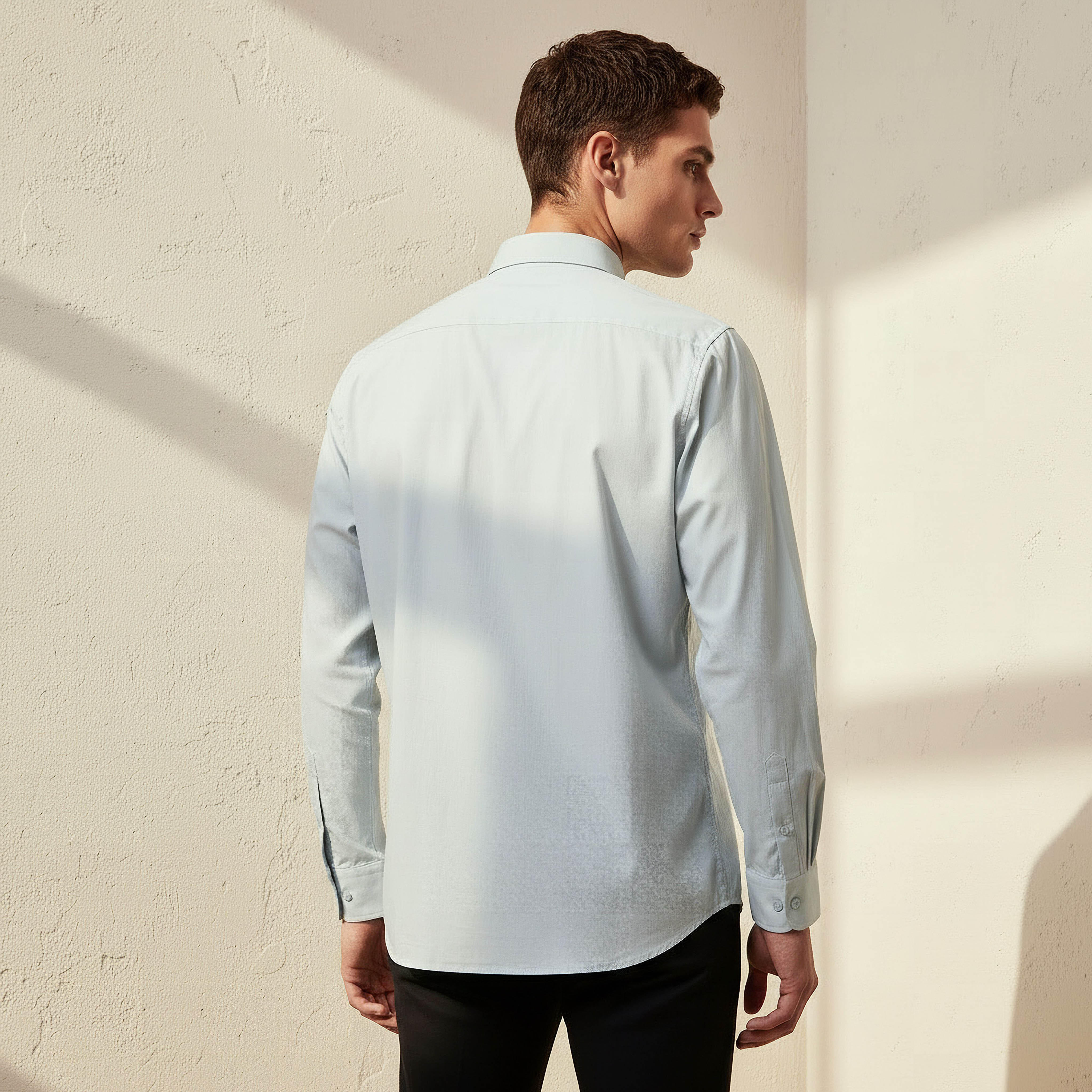 Men Regular Fit Collared Philaphil Long Sleeve Shirt-PROMO_SP_KSA_6_BUY3FORSAR119_130625-image-3