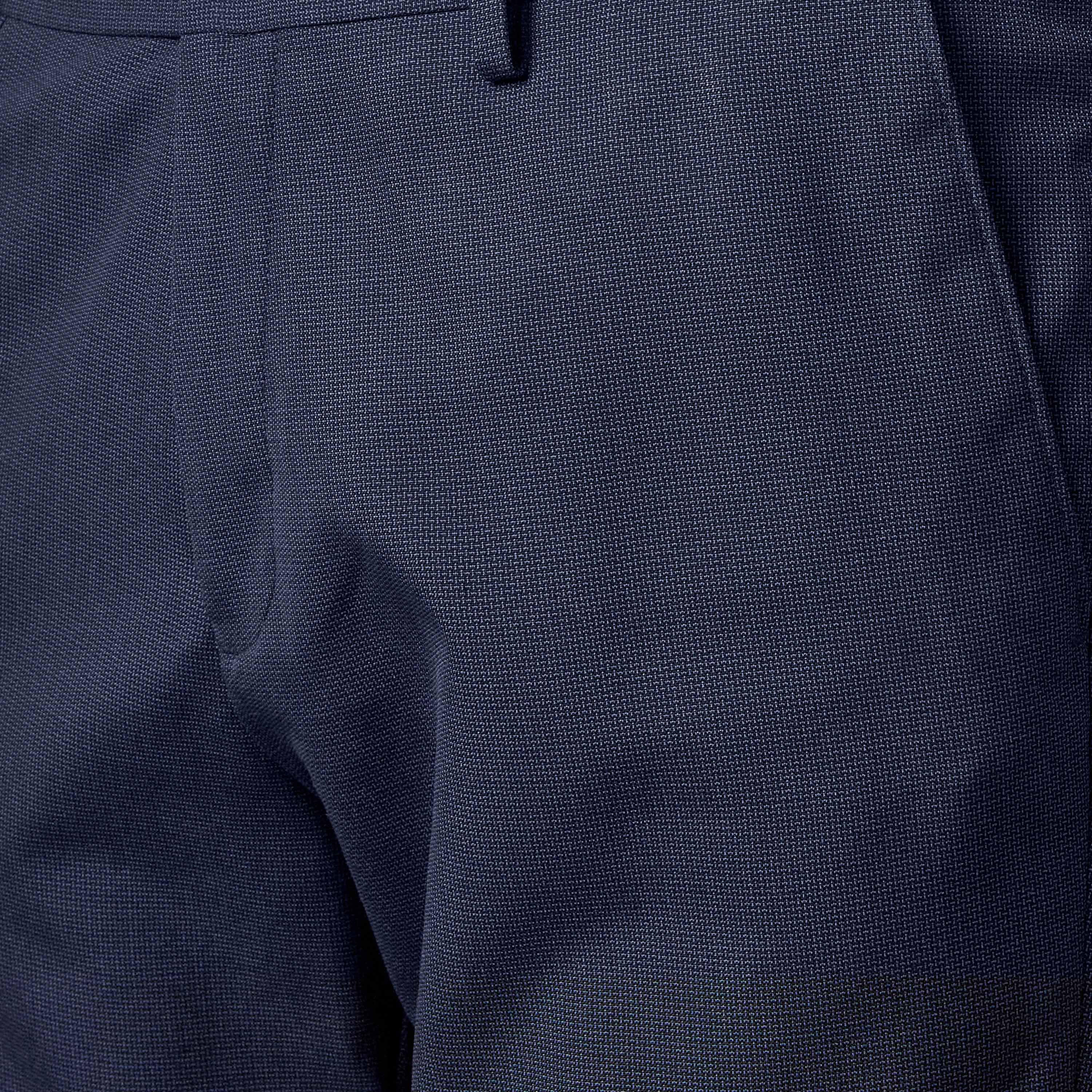 Slim Fit Flexi Waist Formal Trousers-men-clothing-bottoms-trousersandchinos-trousers-image-2
