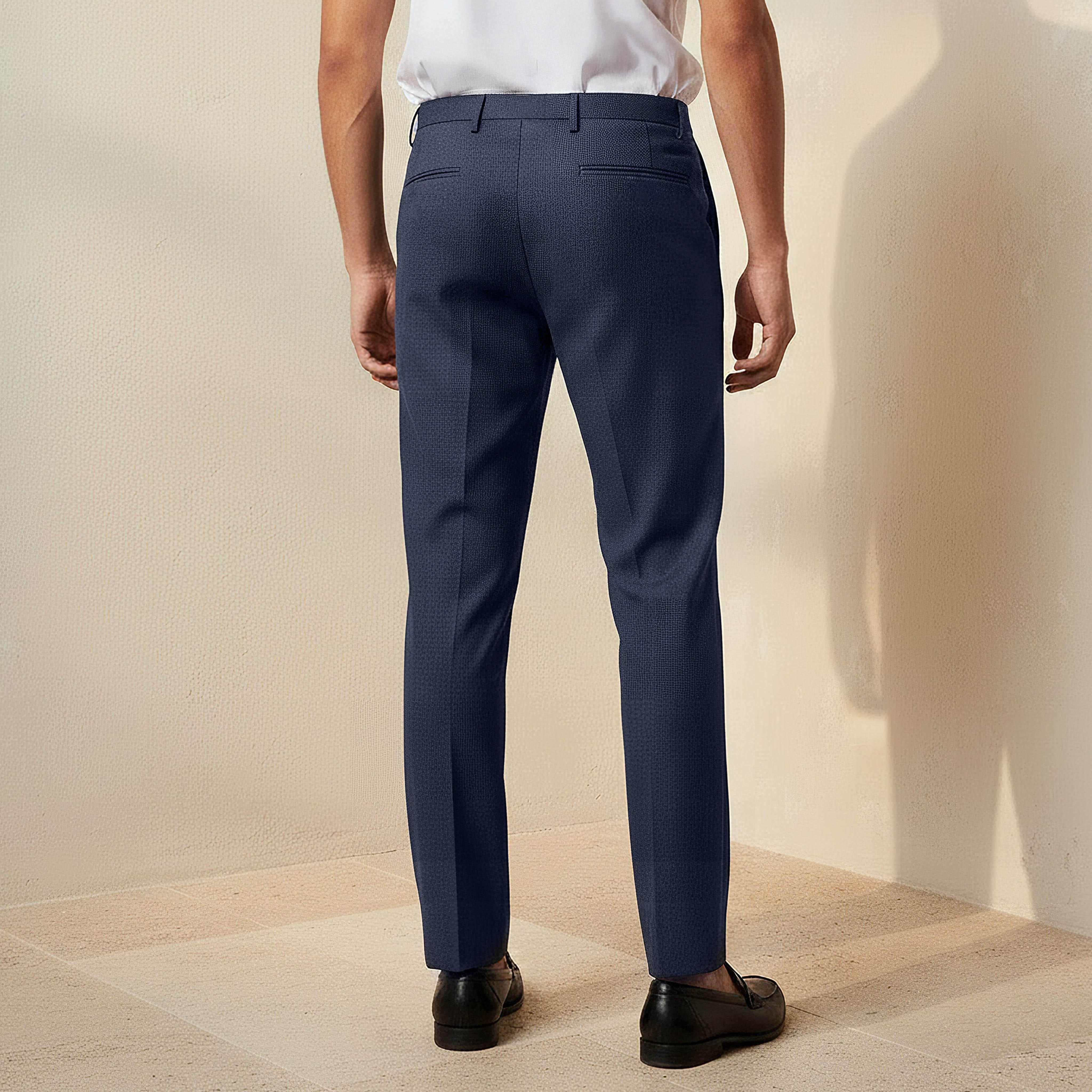 Slim Fit Flexi Waist Formal Trousers-men-clothing-bottoms-trousersandchinos-trousers-image-4