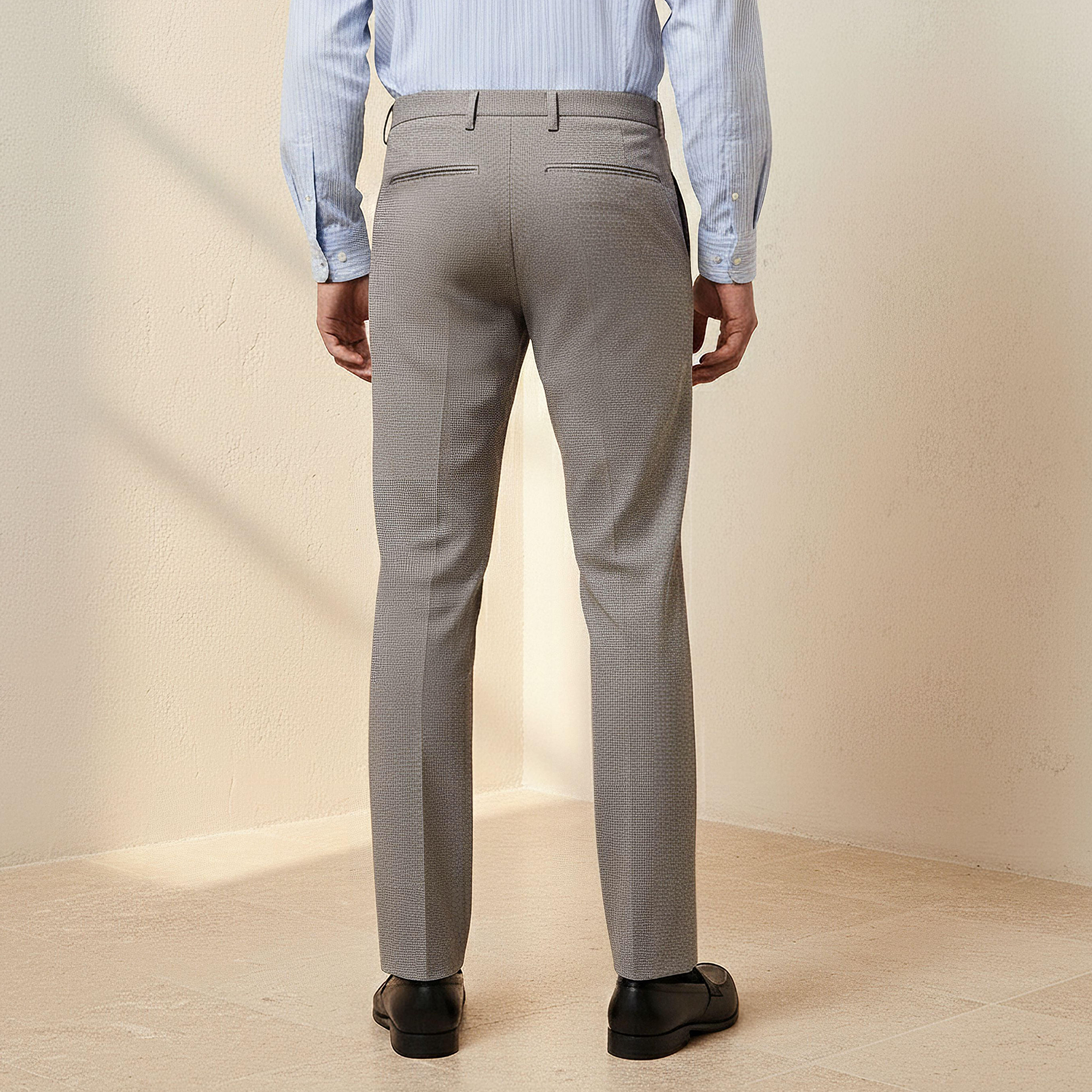 Slim Fit Flexi Waist Formal Trousers-men-clothing-bottoms-trousersandchinos-trousers-image-4