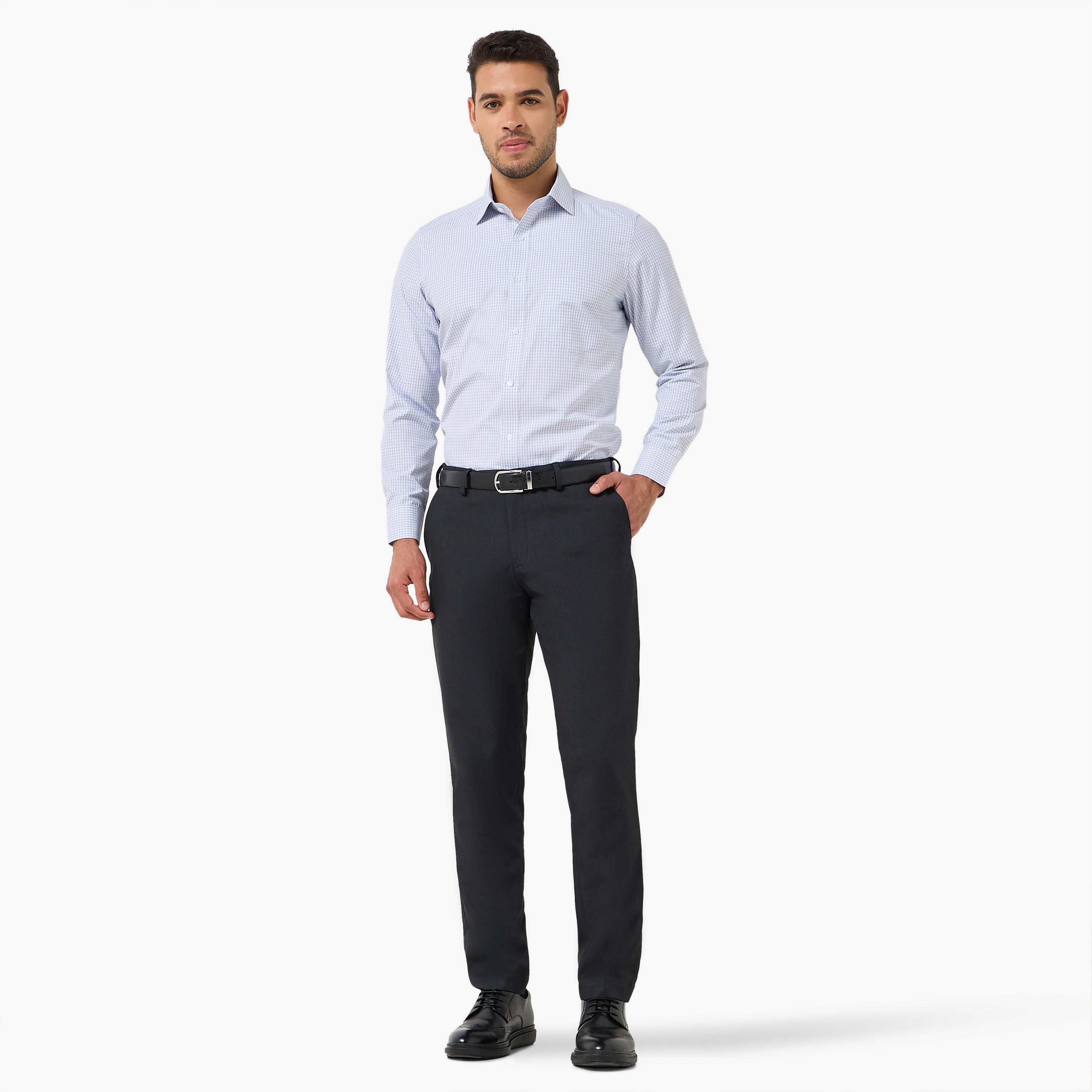 Slim Fit Flexi Waist Formal Trousers-men-clothing-bottoms-trousersandchinos-trousers-image-4