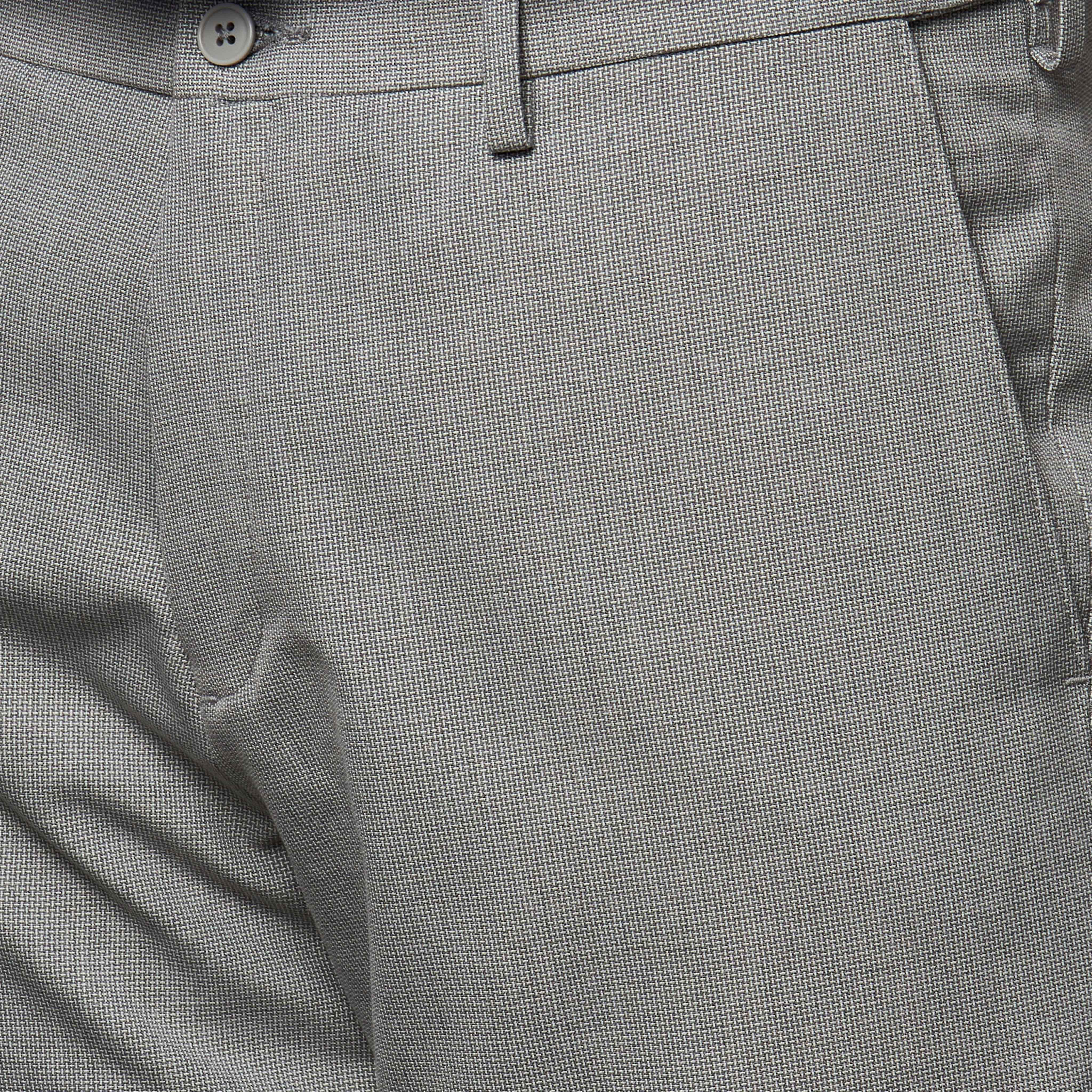 Slim Fit Flexi Waist Formal Trousers-men-clothing-bottoms-trousersandchinos-trousers-image-2