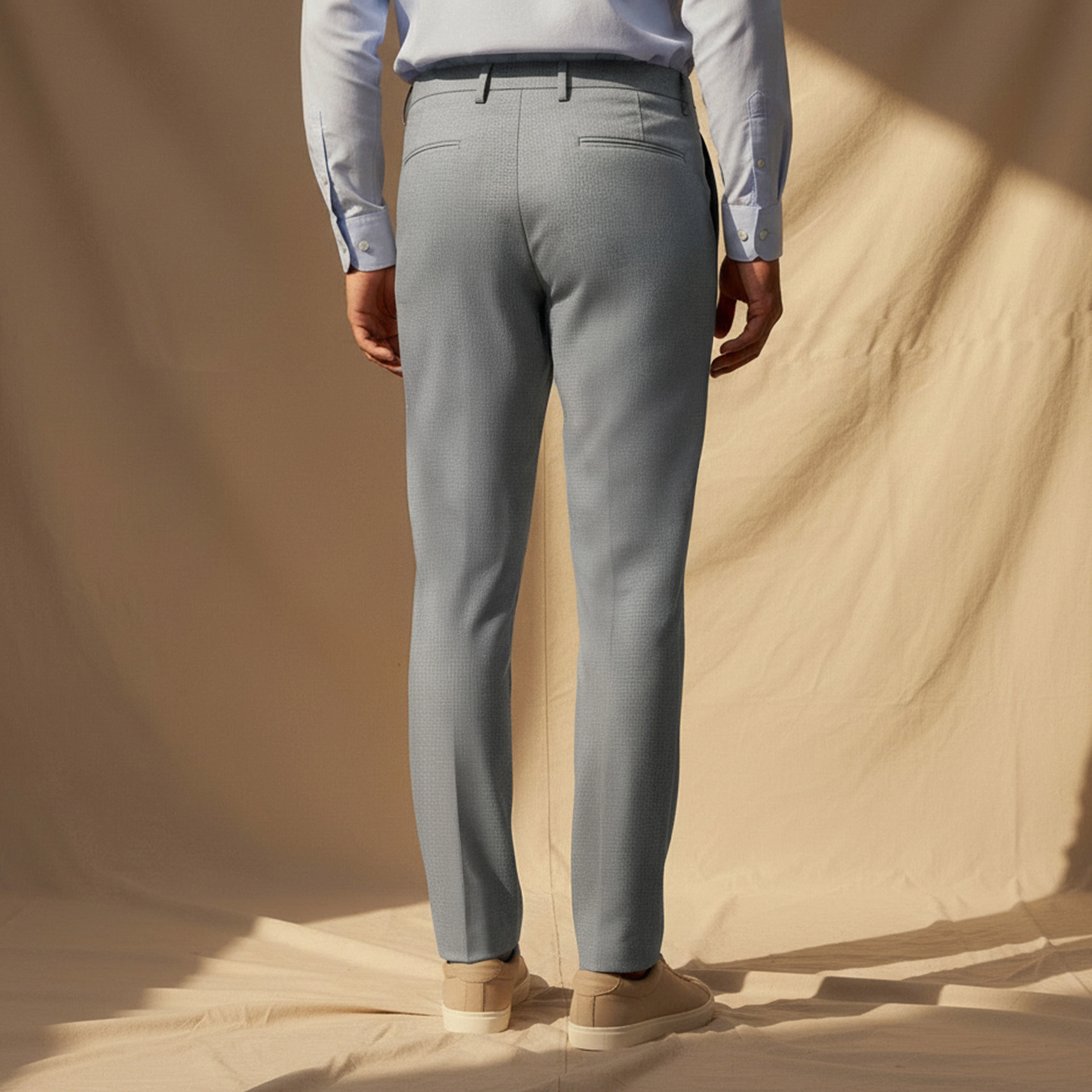 Slim Fit Flexi Waist Formal Trousers-men-clothing-bottoms-trousersandchinos-trousers-image-4