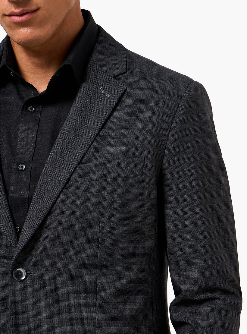 بليزر كاروهات بقصة سليم للرجال-men-clothing-jacketsandblazers-blazers-image-2