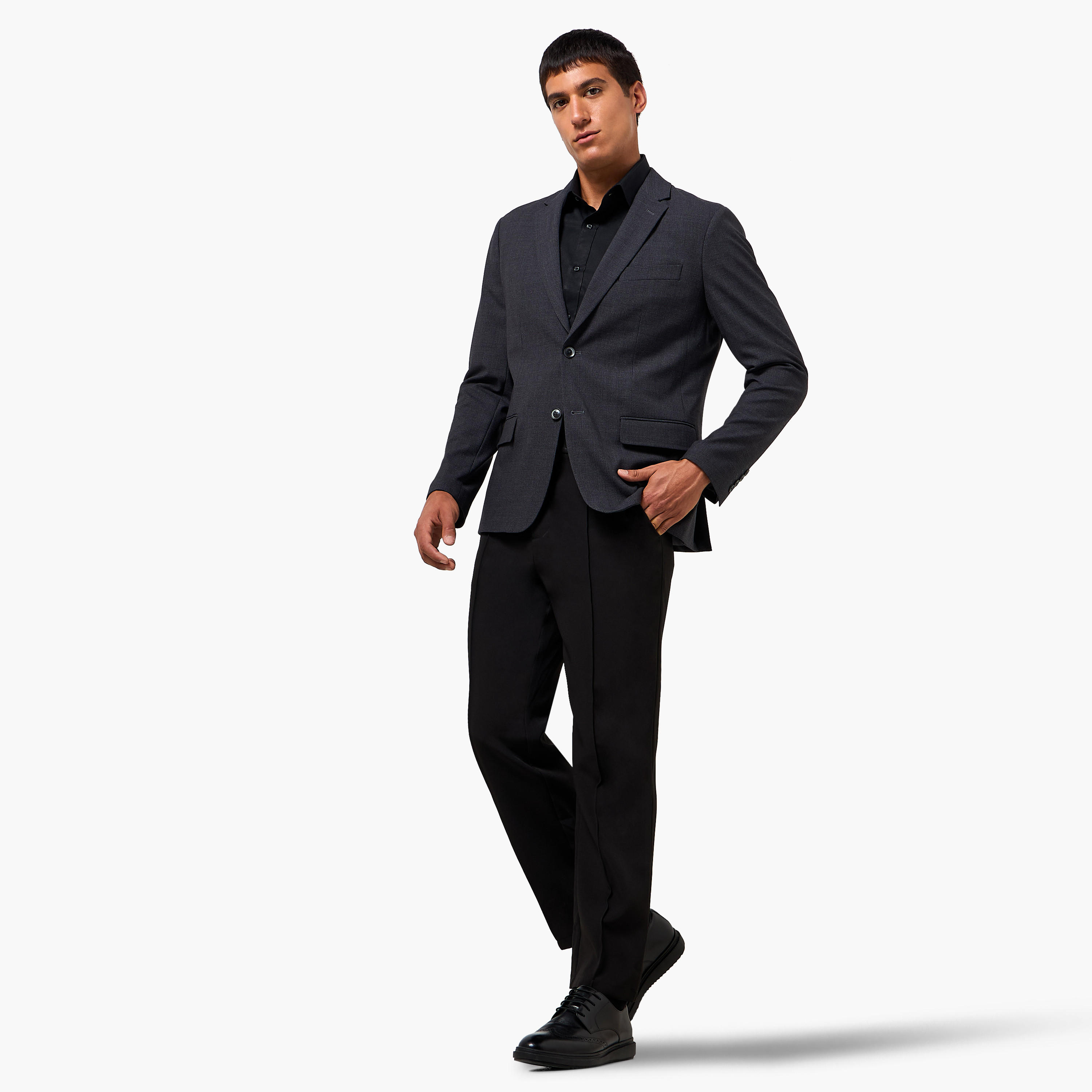 بليزر كاروهات بقصة سليم للرجال-men-clothing-jacketsandblazers-blazers-image-4