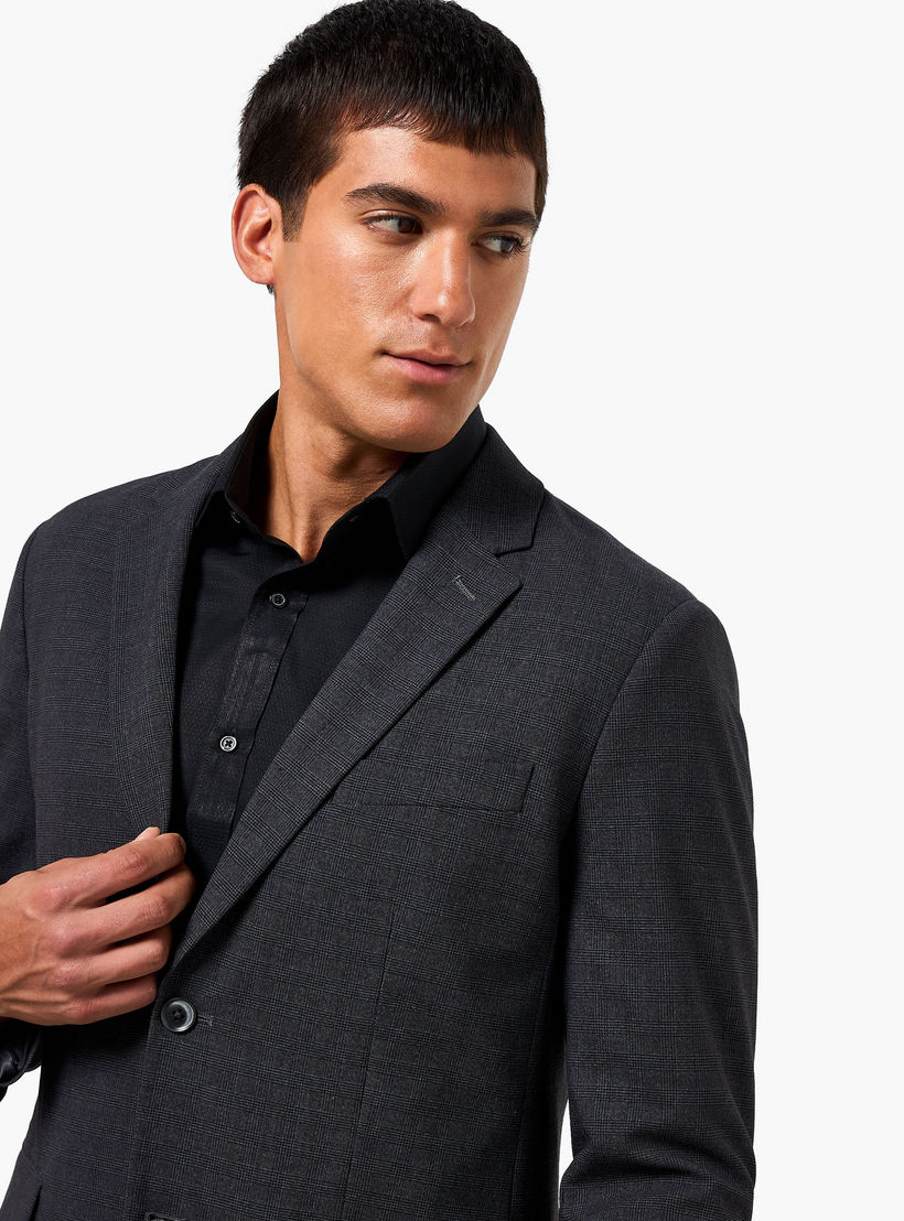 بليزر كاروهات بقصة سليم للرجال-men-clothing-jacketsandblazers-blazers-image-5