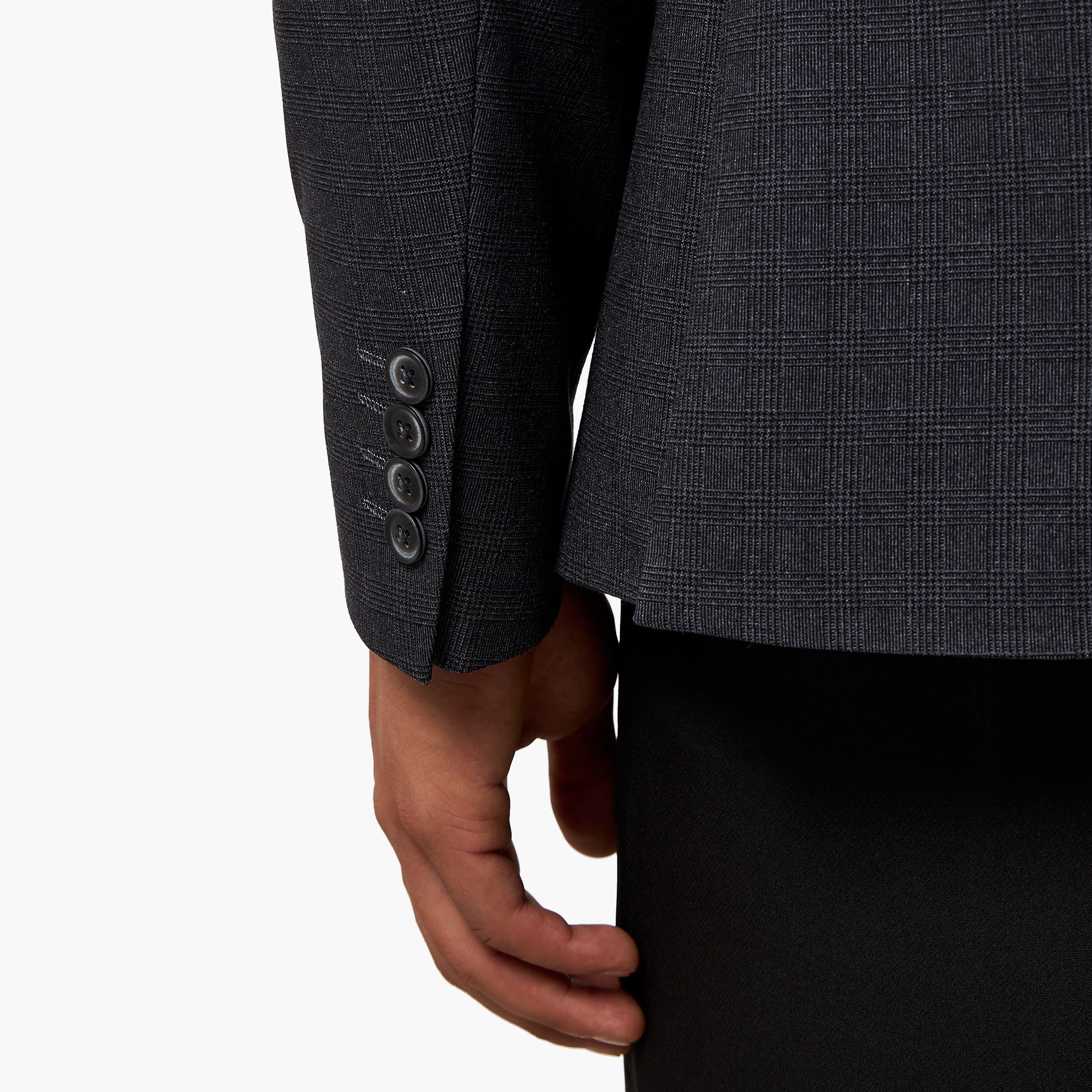 بليزر كاروهات بقصة سليم للرجال-men-clothing-jacketsandblazers-blazers-image-6