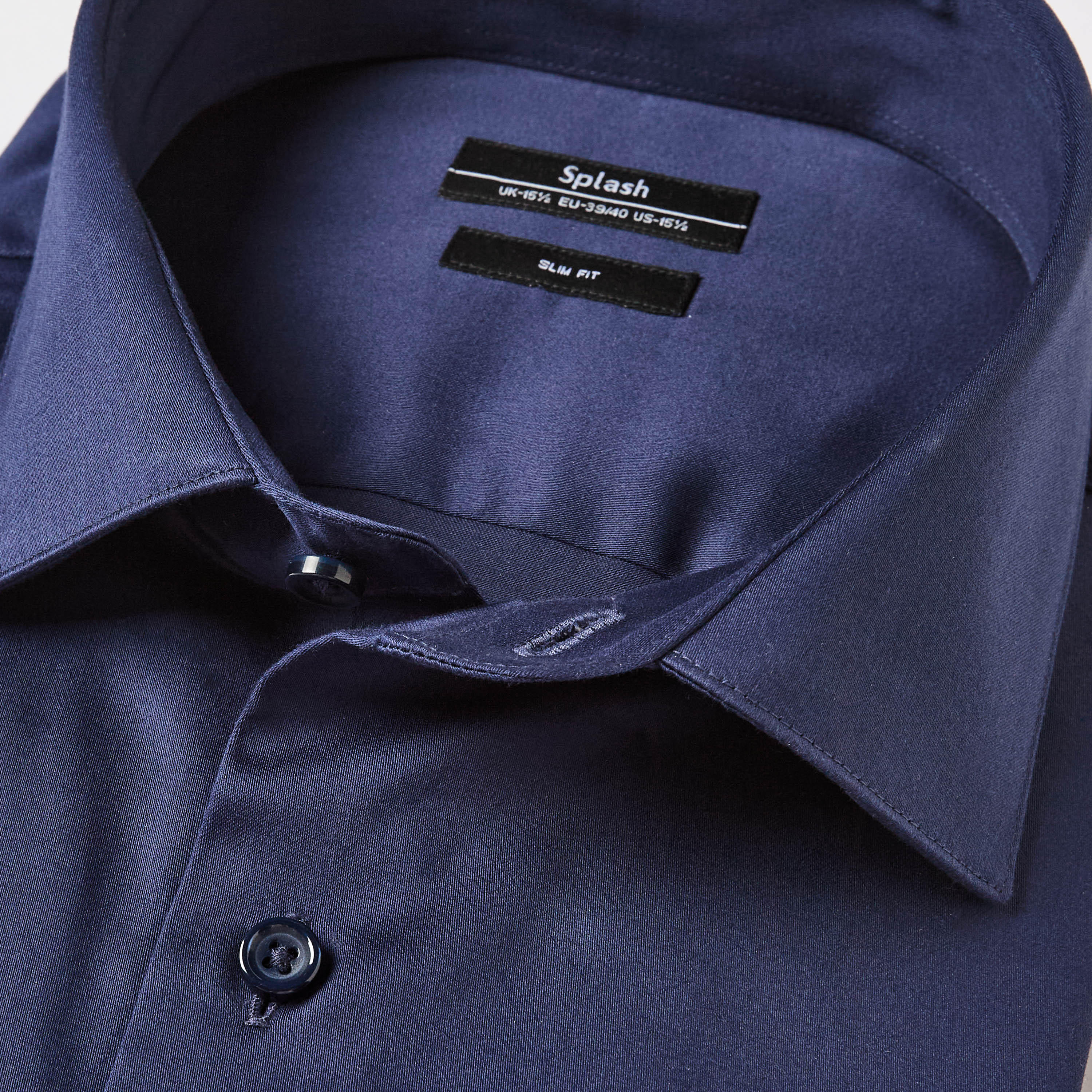 Men Slim Fit Collared Short Sleeve Shirt-men-clothing-shirts-image-2