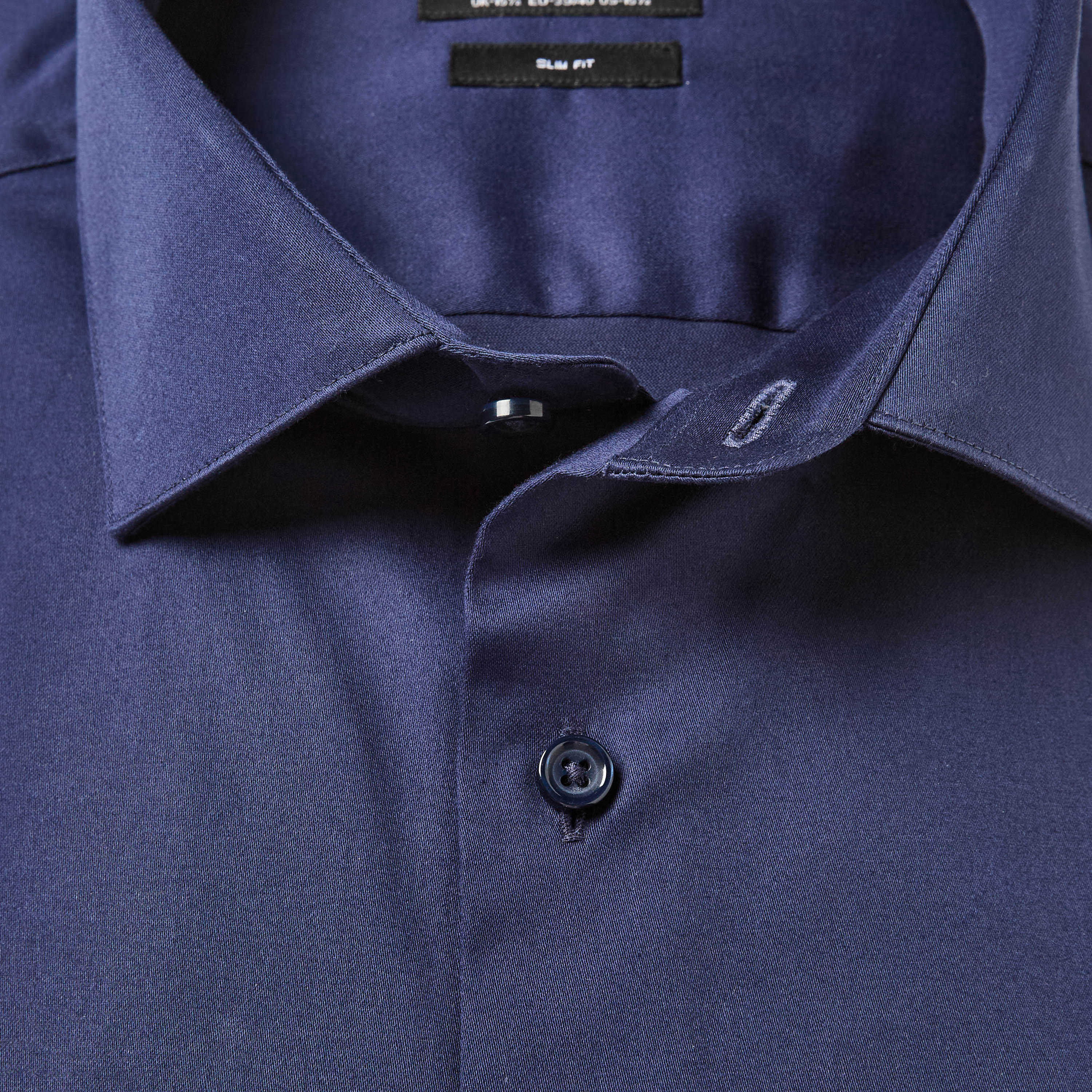 Men Slim Fit Collared Short Sleeve Shirt-men-clothing-shirts-image-6