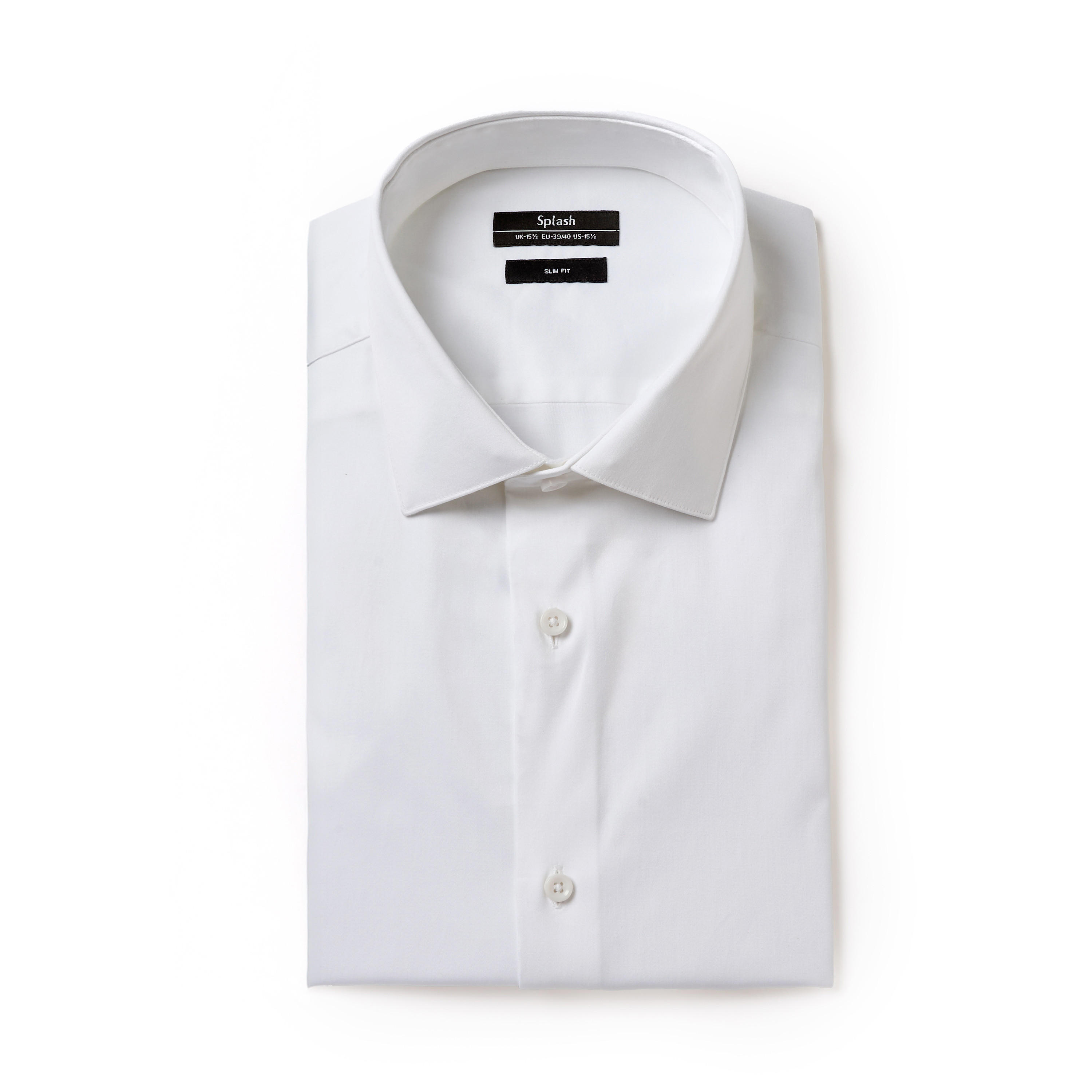 قميص بقصّة سليم وياقة عادية وأكمام قصيرة للرجال-men-clothing-shirts-image-5