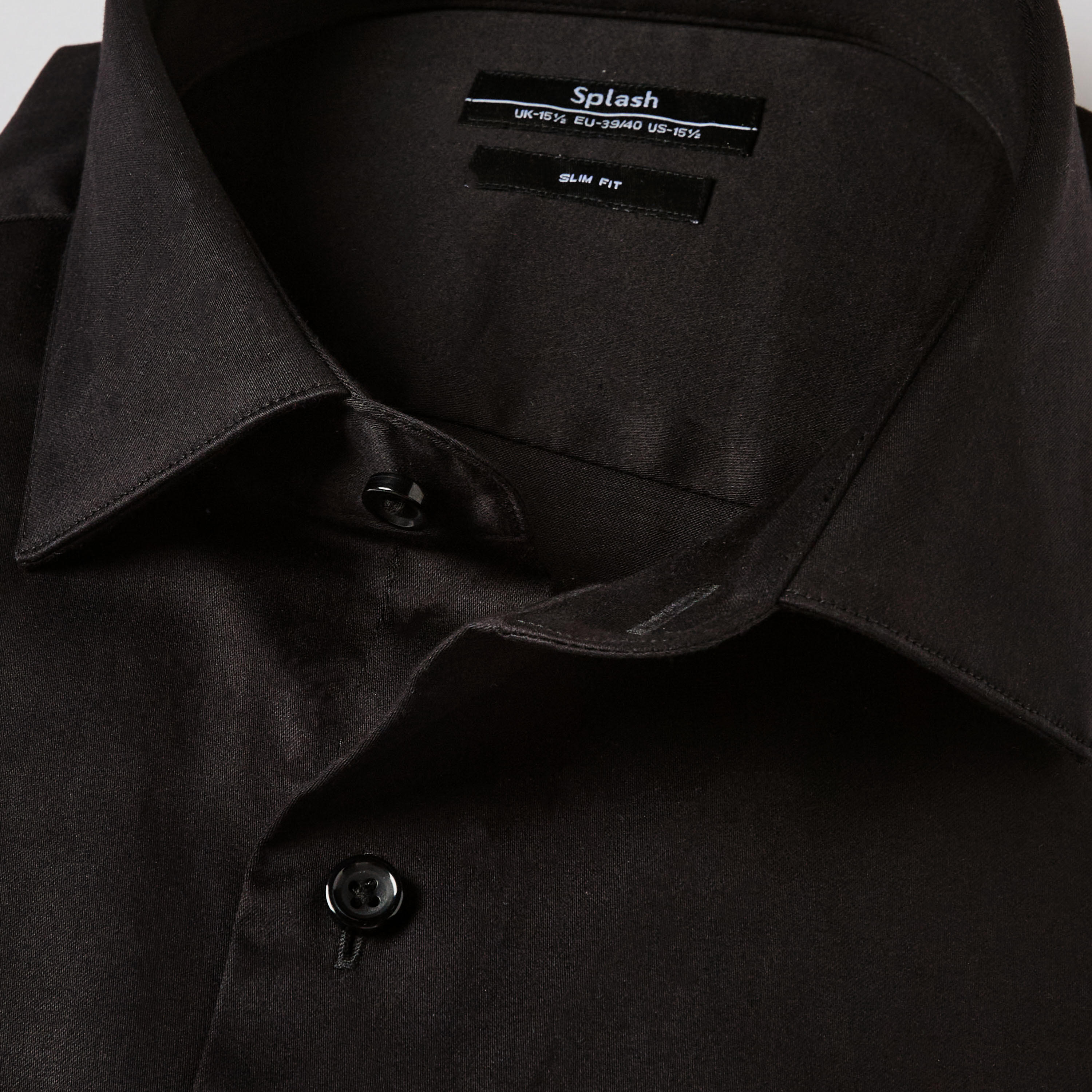 قميص بقصّة سليم وياقة عادية وأكمام قصيرة للرجال-men-clothing-shirts-image-2