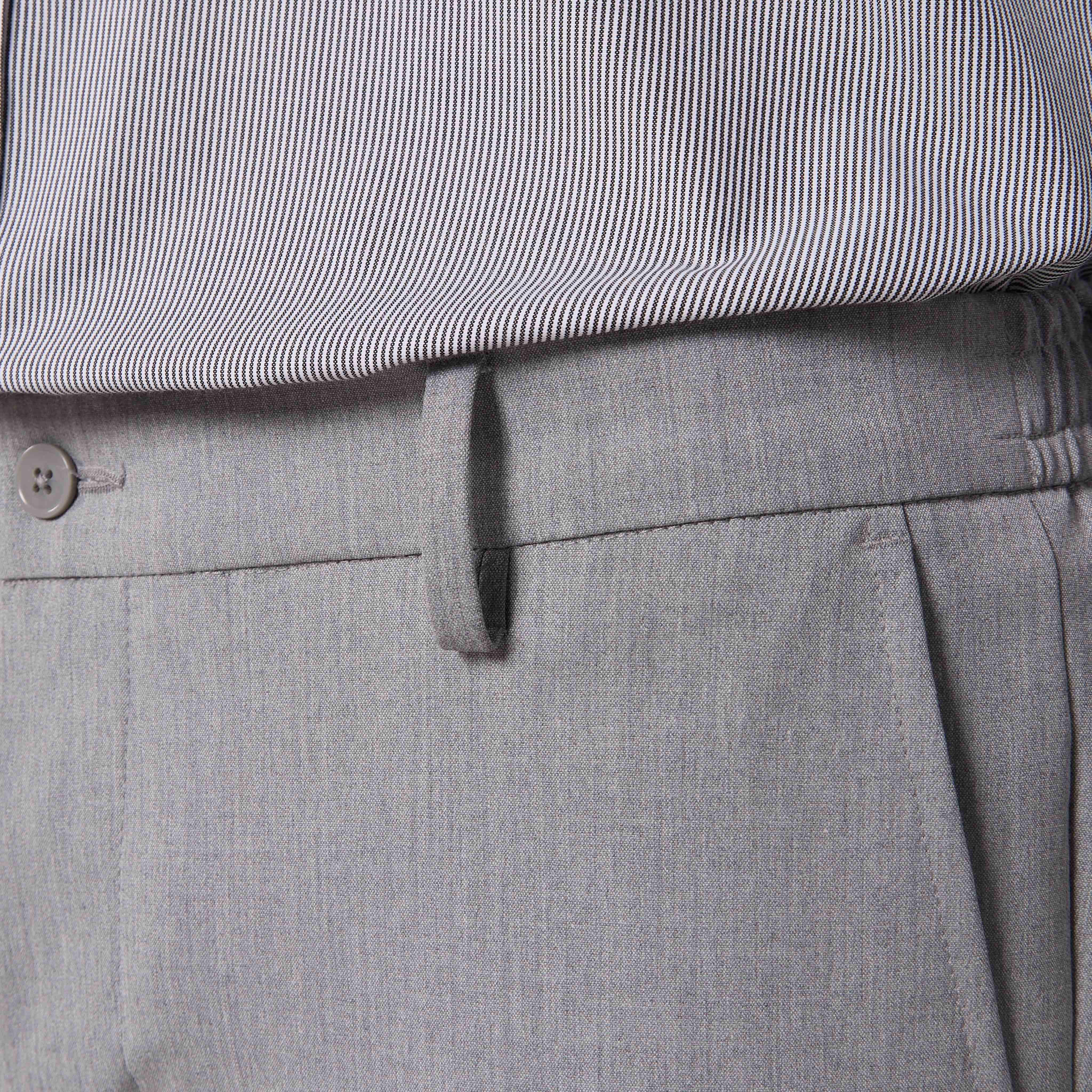 Regular Fit Bi-Stretch Flexi Waist Formal Trousers-men-clothing-bottoms-trousersandchinos-trousers-image-2