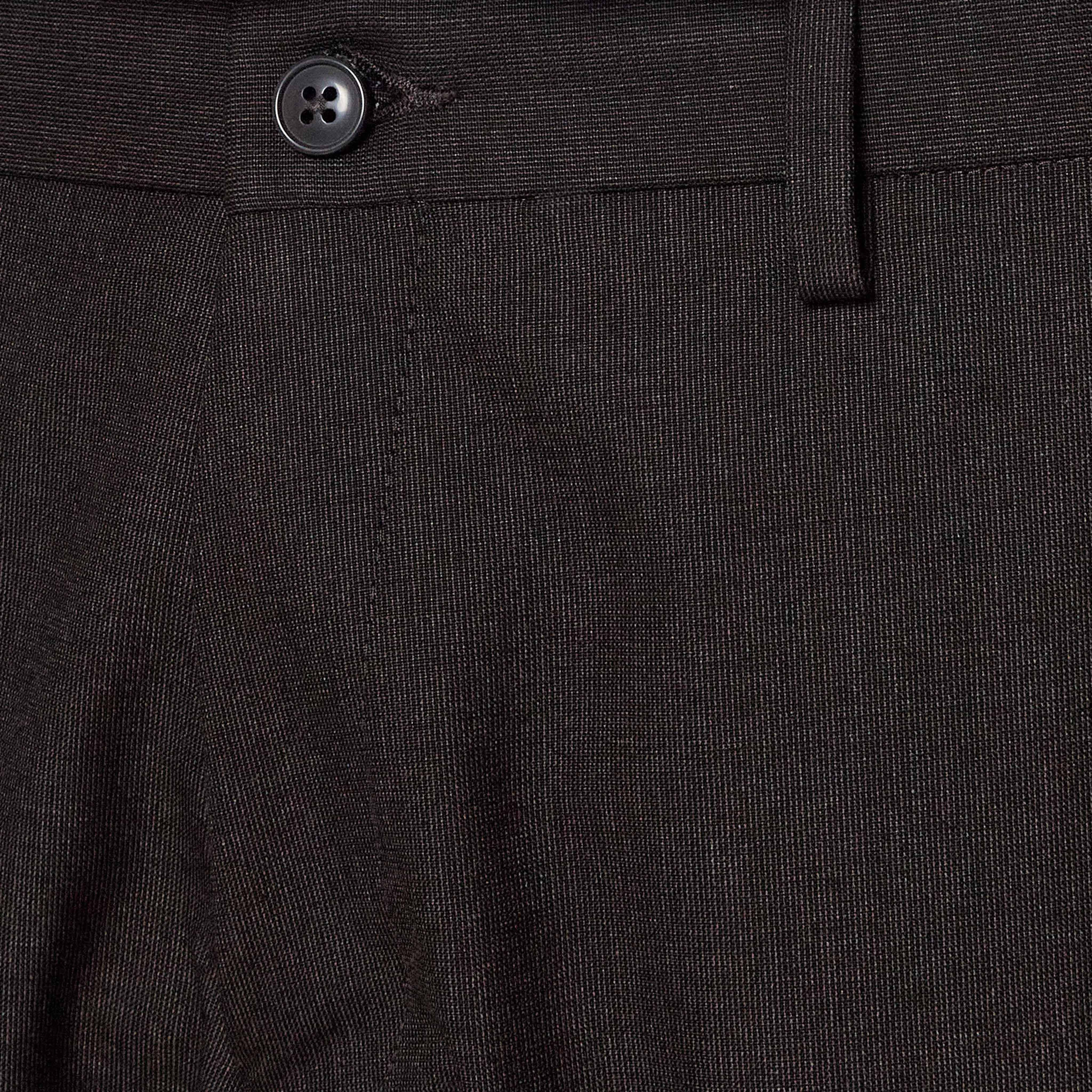 بنطلون رسمي بقصة سليم وخصر مرن -men-clothing-bottoms-trousersandchinos-trousers-image-3