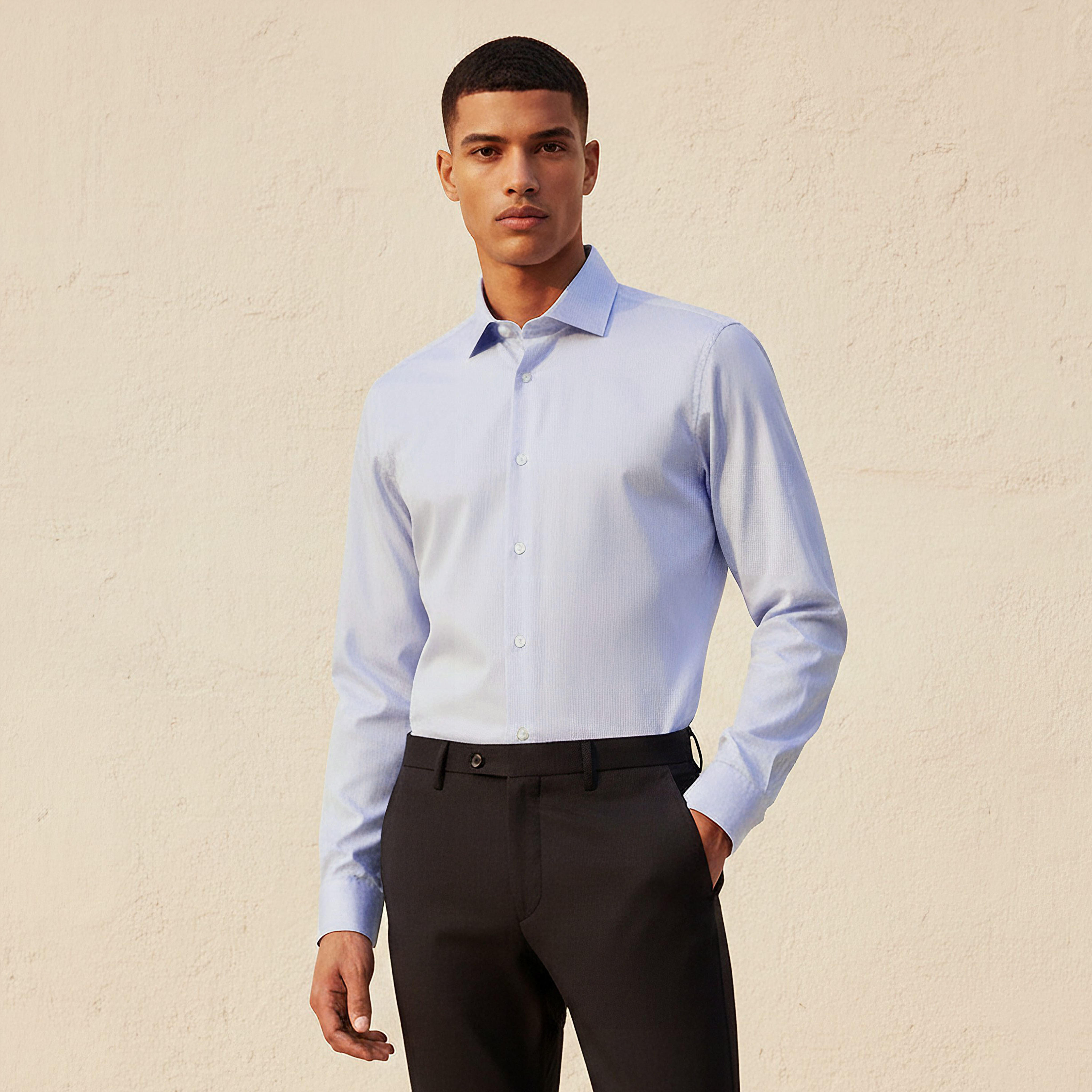 Men Slim Fit Collared Striped Long Sleeves Shirt-PROMO_SP_SA_2FOR169_110625-image-1