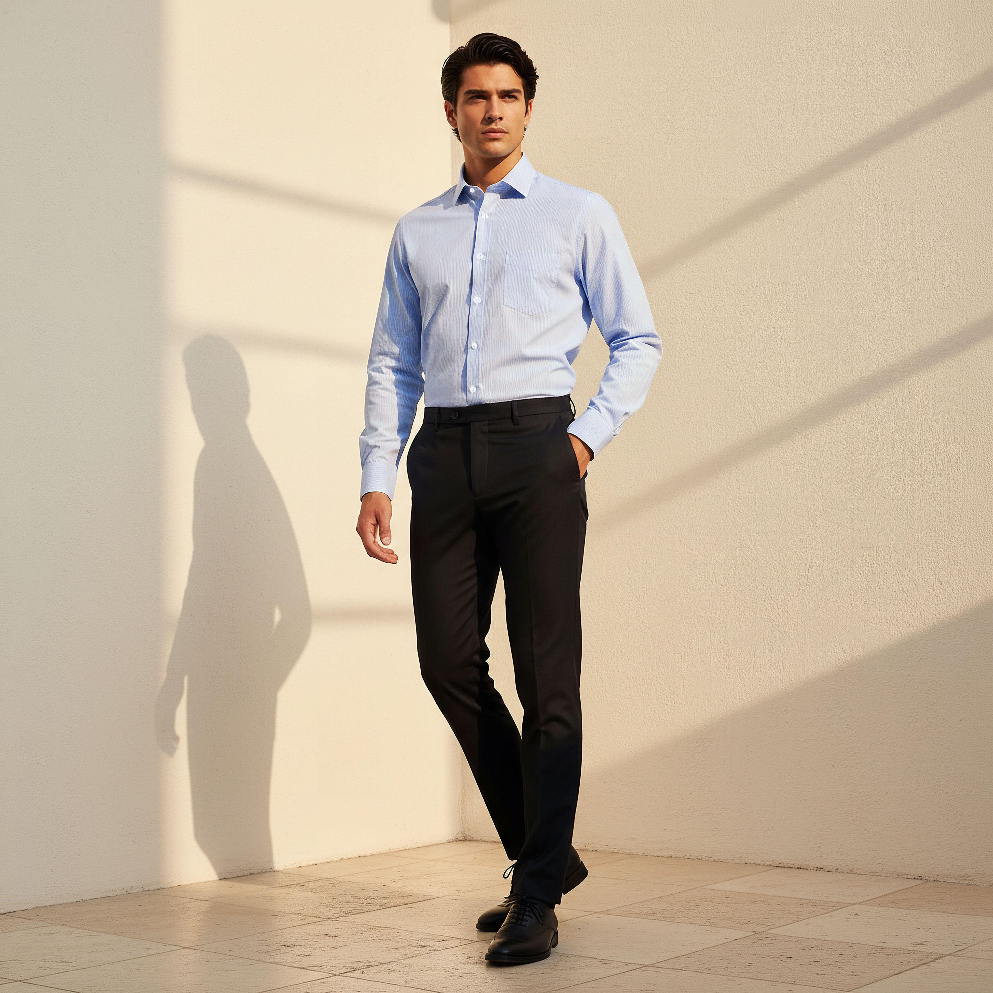 Men Regular Fit Collared Striped Long Sleeves Shirt-PROMO_SP_KSA_6_BUY3FORSAR119_130625-image-3