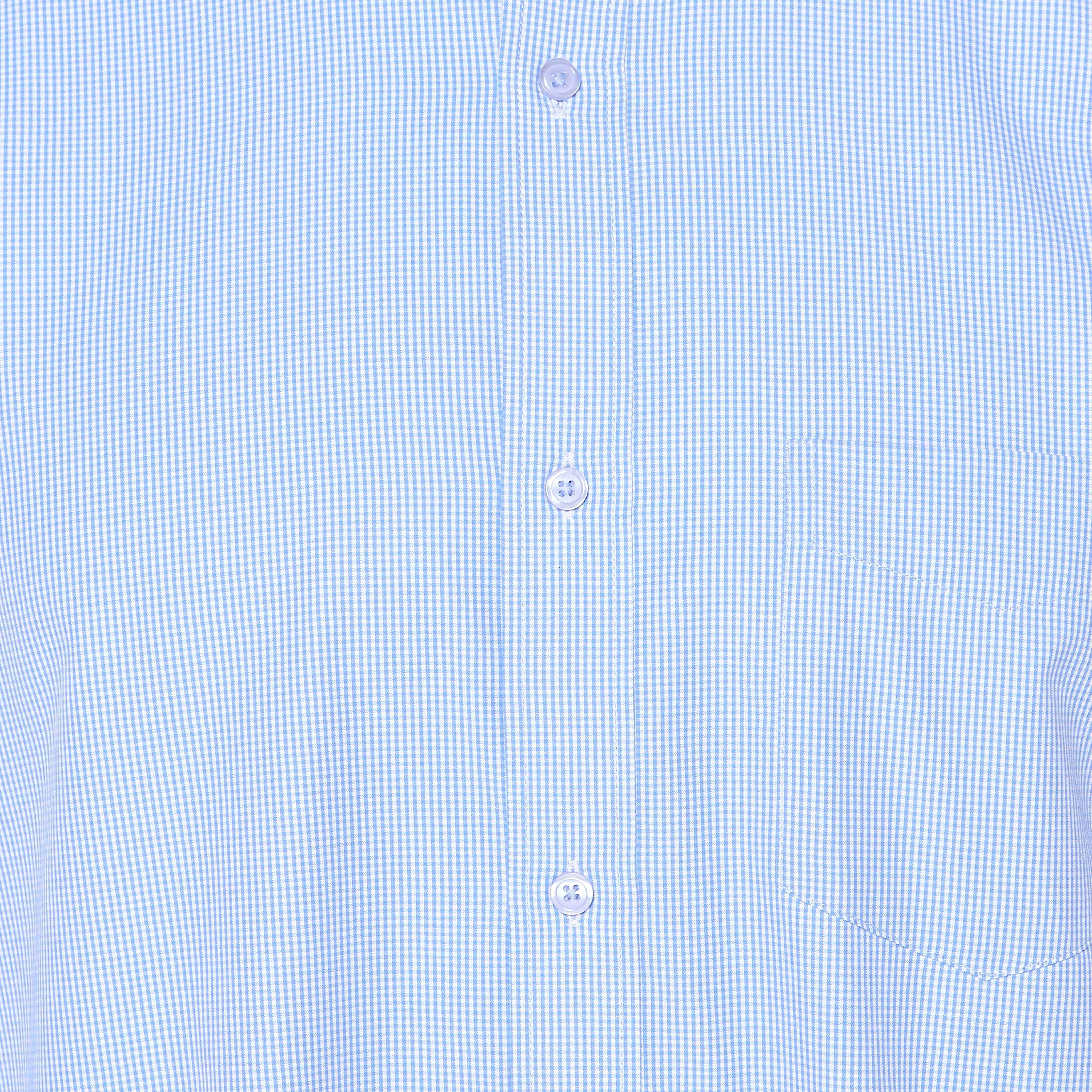 قميص كاروهات بقصّة عادية وياقة عادية وأكمام طويلة للرجال-men-clothing-shirts-image-3
