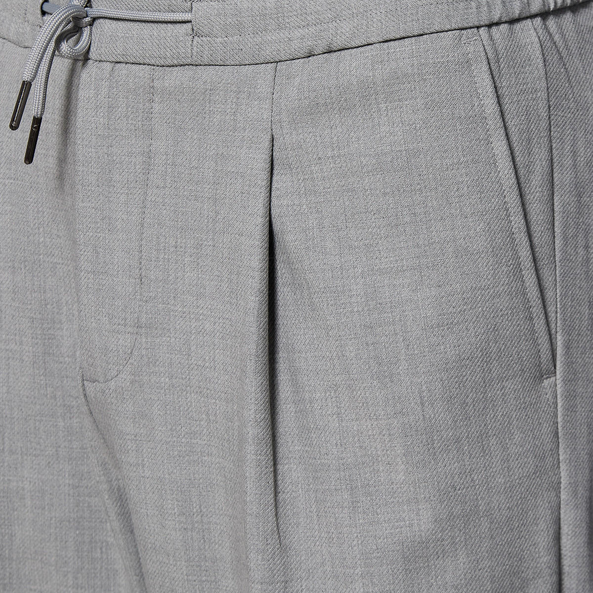 Regular Fit Flexi Waist Formal Trousers-men-clothing-bottoms-trousersandchinos-trousers-image-2