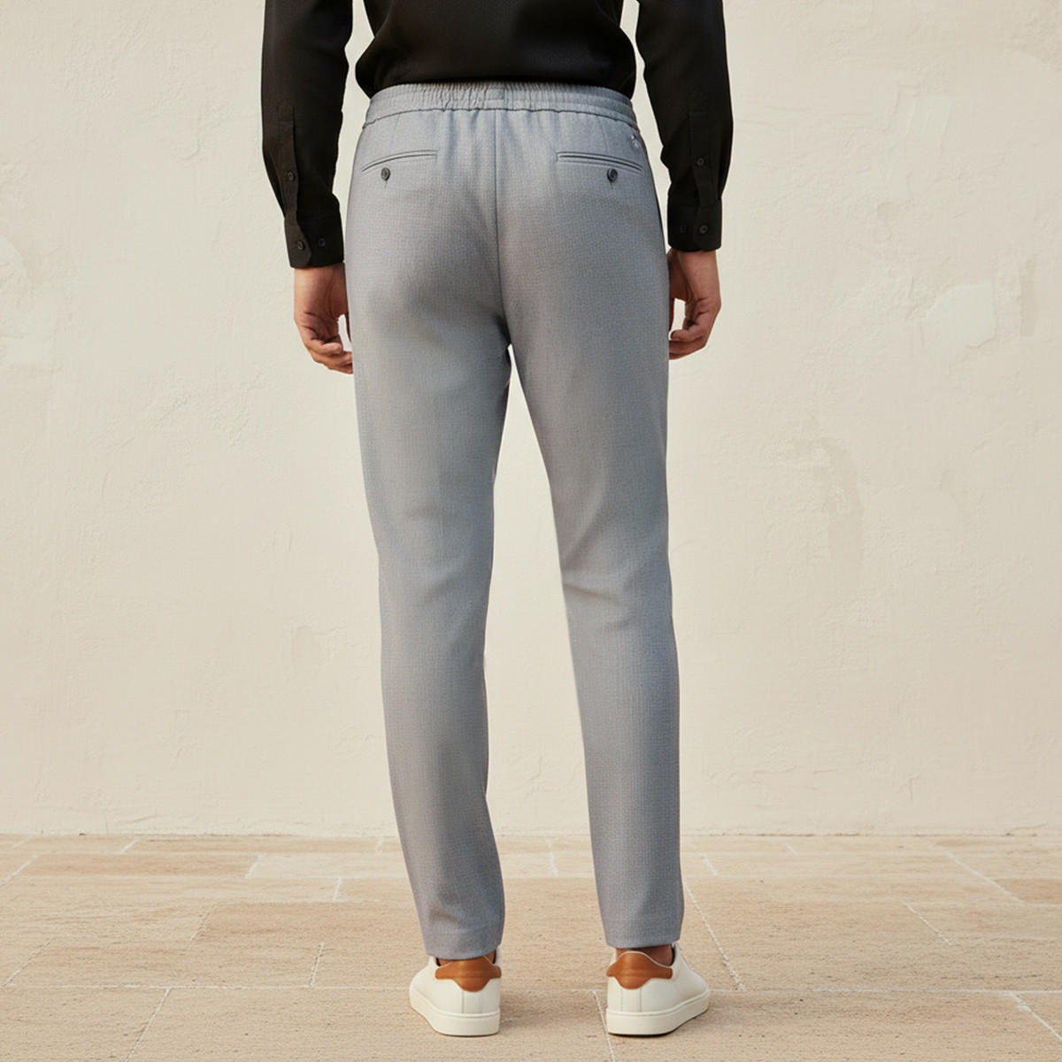 Regular Fit Flexi Waist Formal Trousers-men-clothing-bottoms-trousersandchinos-trousers-image-4