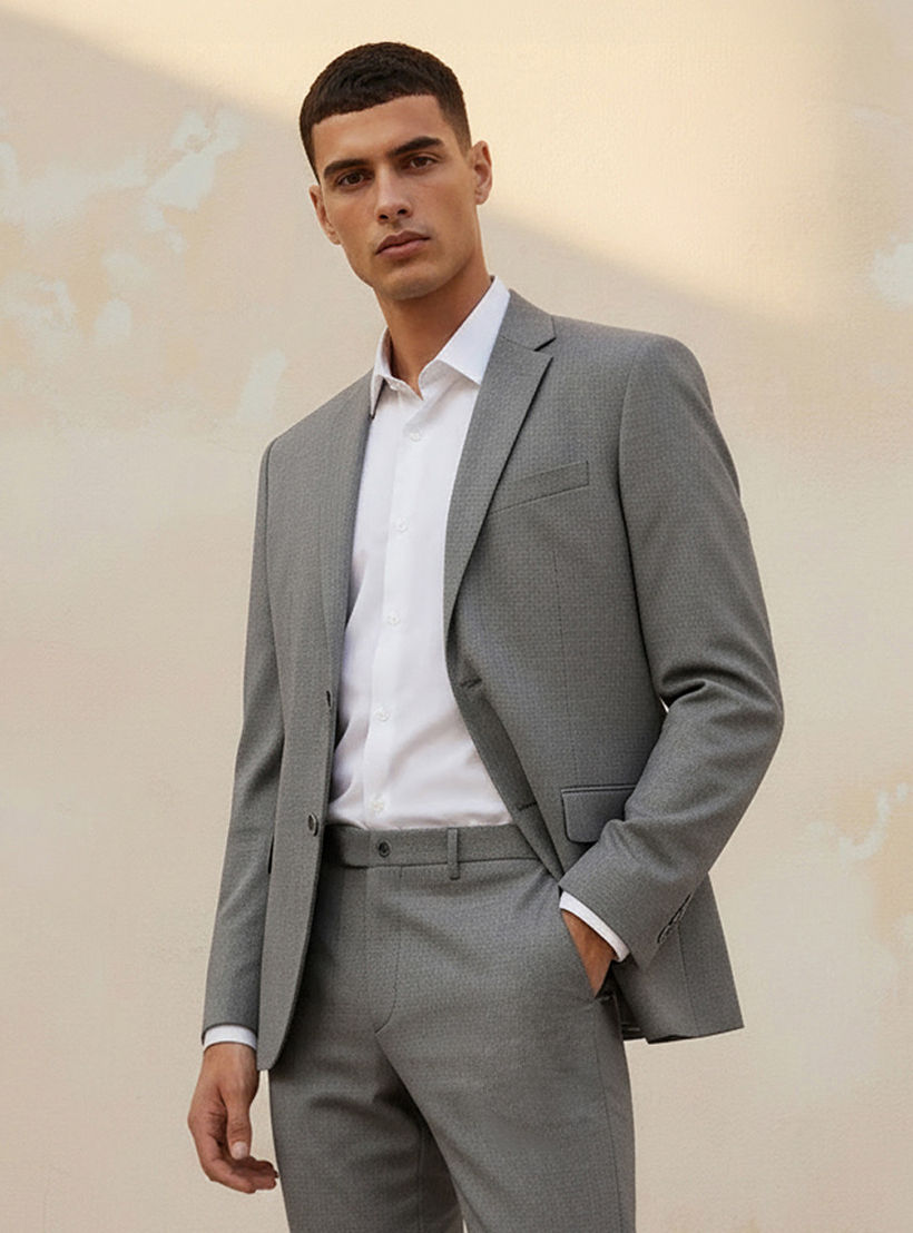 بليزر بقصّة عادية وياقة مطوية للرجال-men-clothing-jacketsandblazers-blazers-image-1