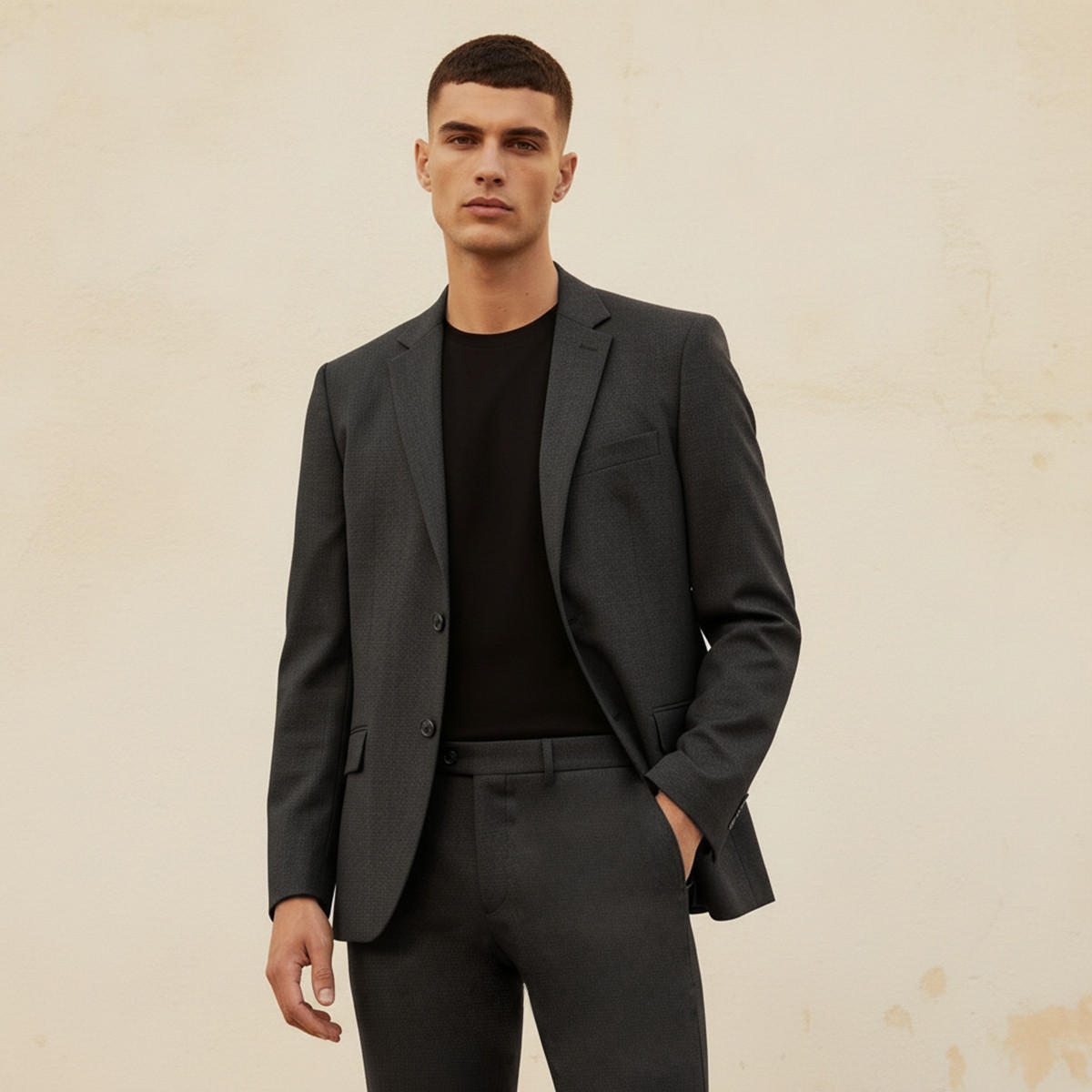 بليزر بقصّة عادية وياقة مطوية للرجال-men-clothing-jacketsandblazers-blazers-image-1