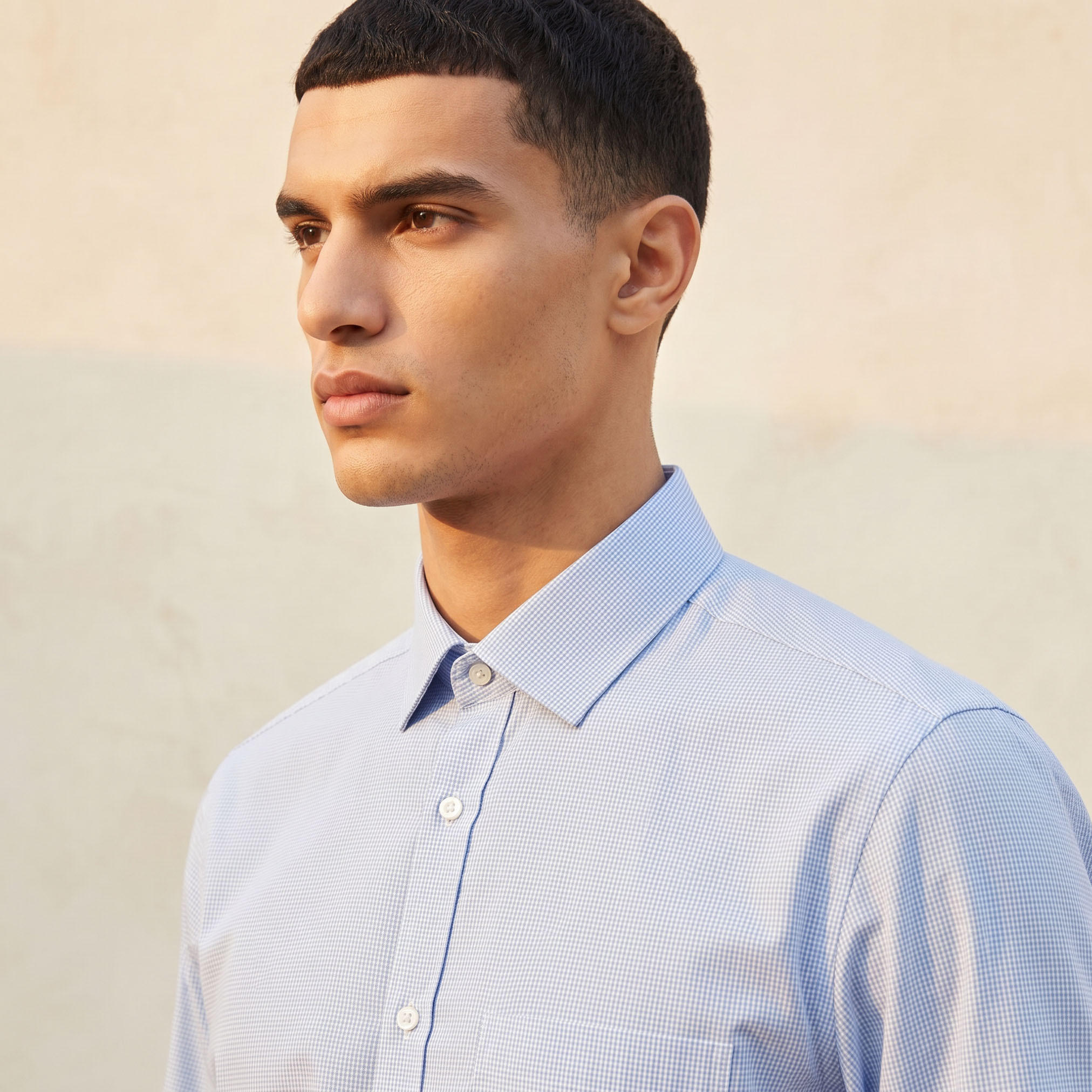 قميص كاروهات بقصة عادية وياقة وأكمام طويلة-men-clothing-shirts-image-8