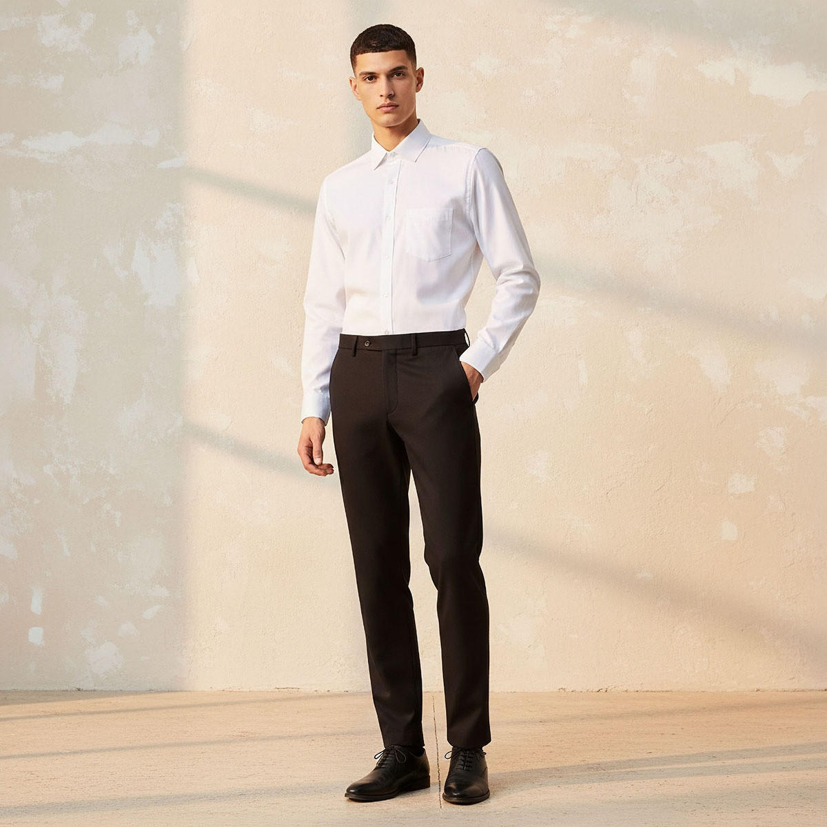 قميص بارز الملمس بأكمام طويلة وقصة عادية-men-clothing-shirts-image-3