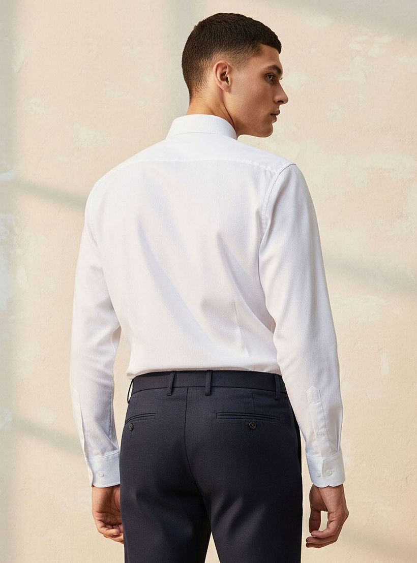 قميص بارز الملمس بأكمام طويلة وقصة عادية-men-clothing-shirts-image-4