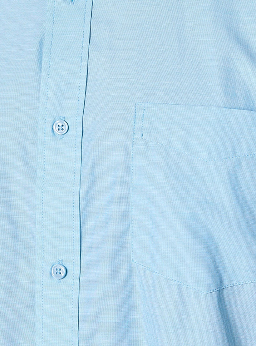 Regular Fit Collared Textured Long Sleeves Shirt-men-clothing-shirts-image-2