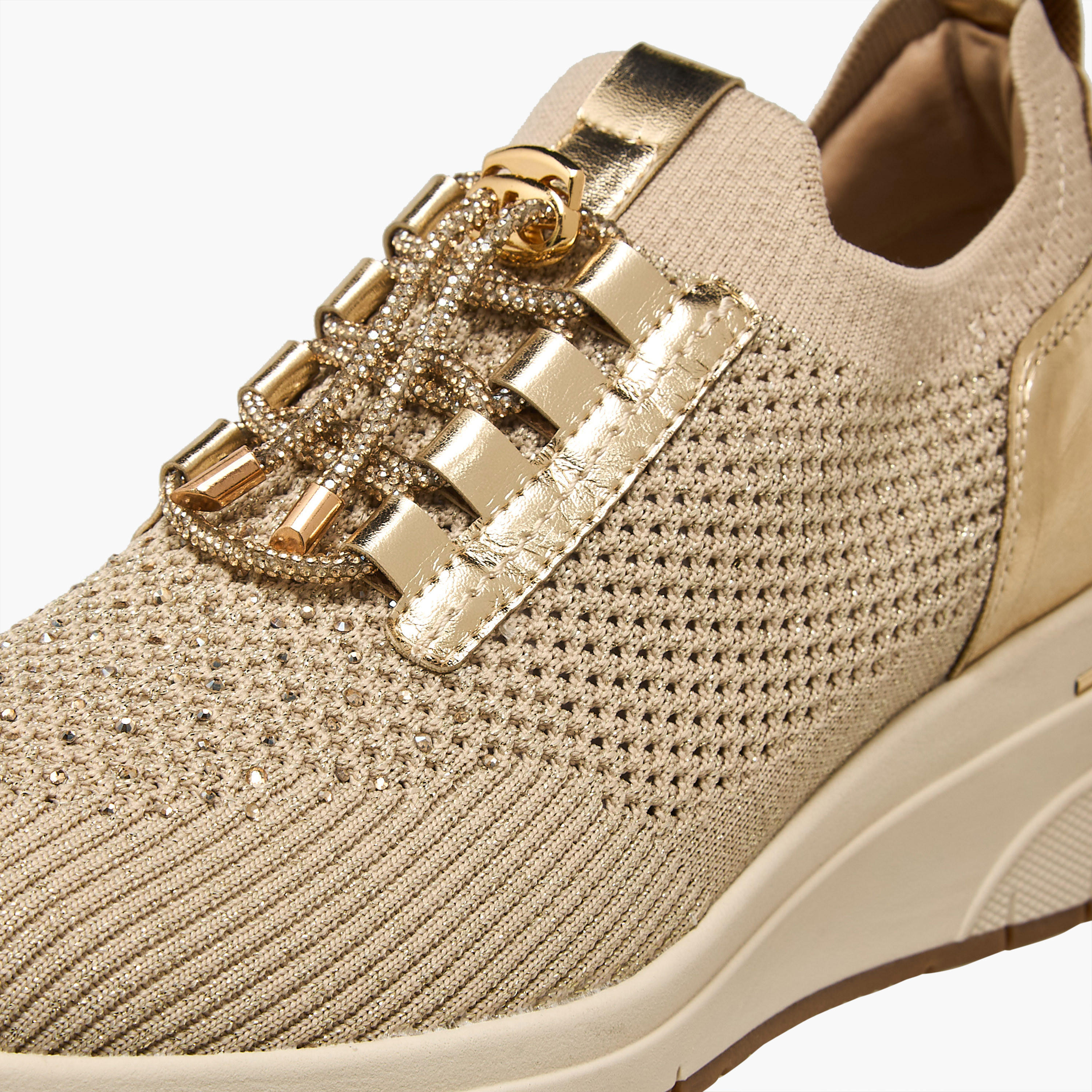 Le Confort Women Embellished Slip-On Sneakers-women-shoes-sneakers-image-4