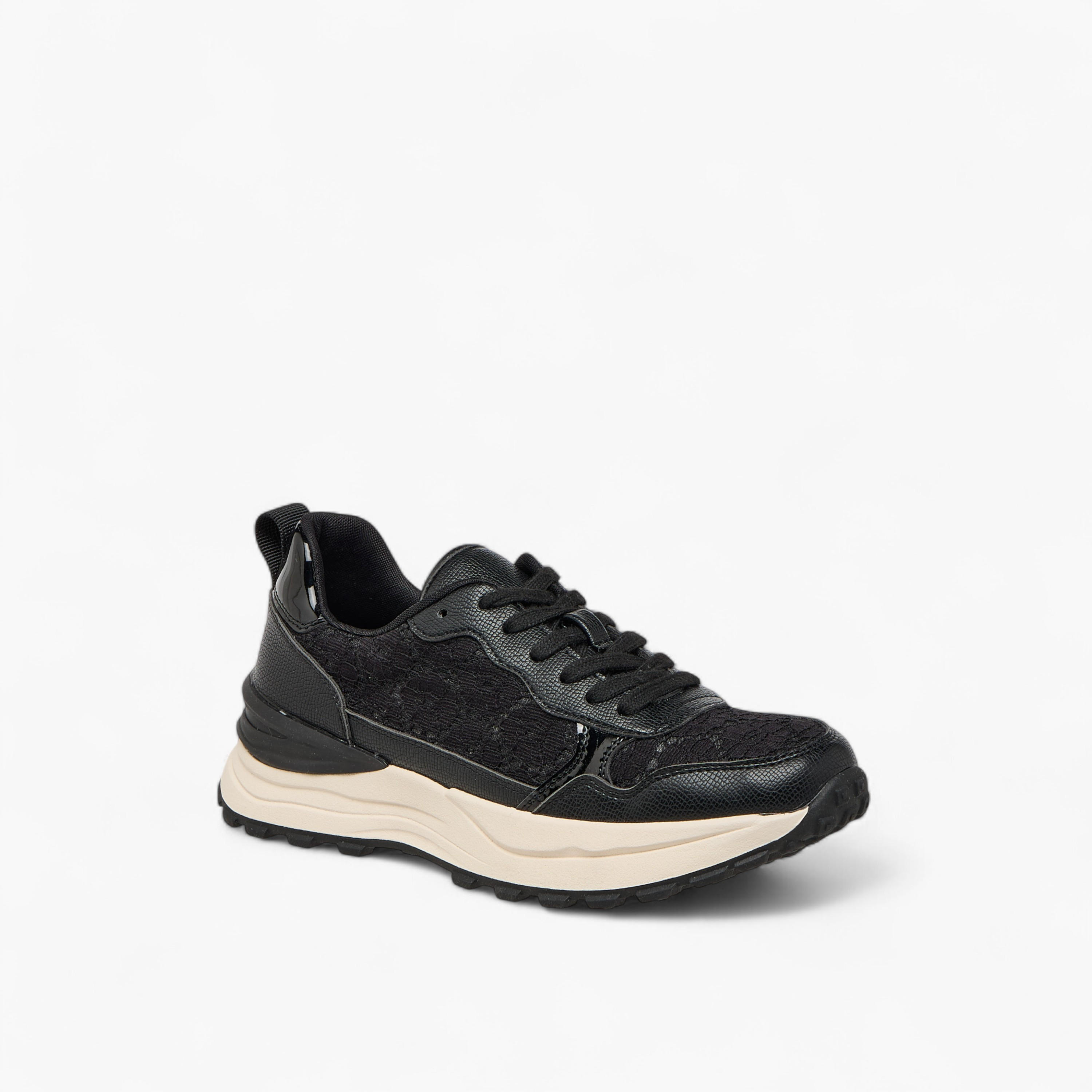 Missy Panelled Lace-Up Sneakers with Pull Tab-women-shoes-sneakers-image-2