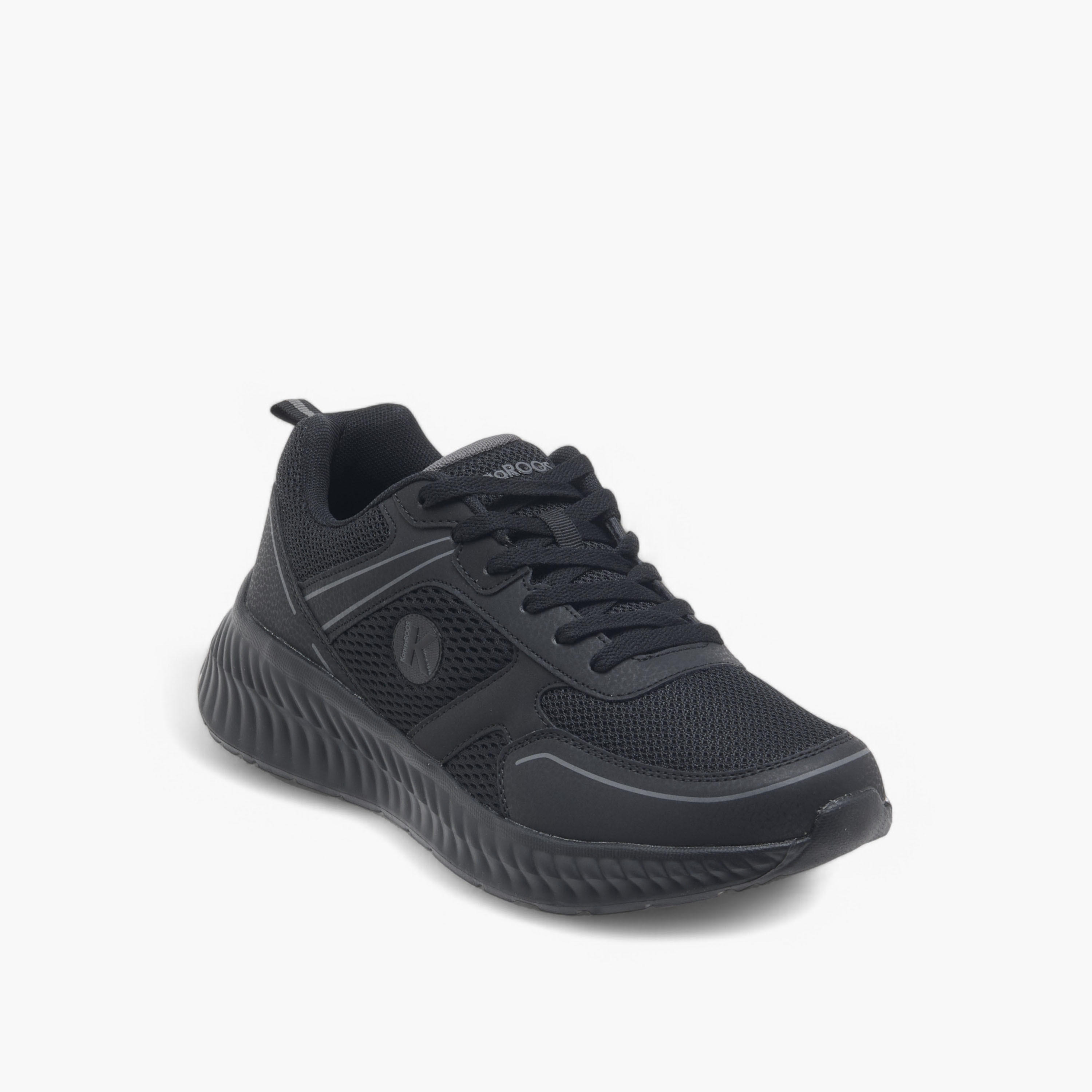 KangaROOS Men's Logo Detail Sports Shoes with Lace-Up Closure-sports-men-shoes-image-2