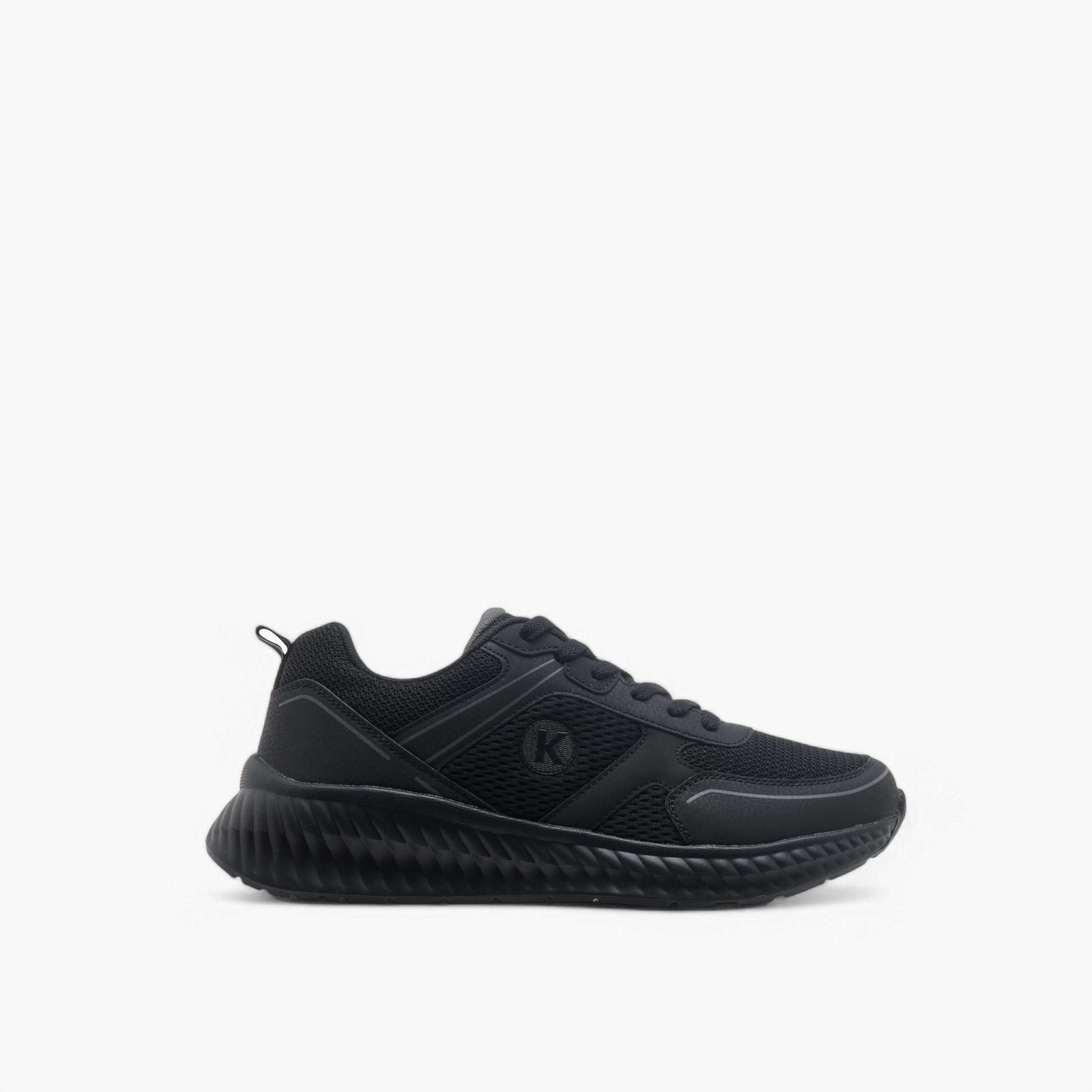 KangaROOS Men's Logo Detail Sports Shoes with Lace-Up Closure-sports-men-shoes-image-3