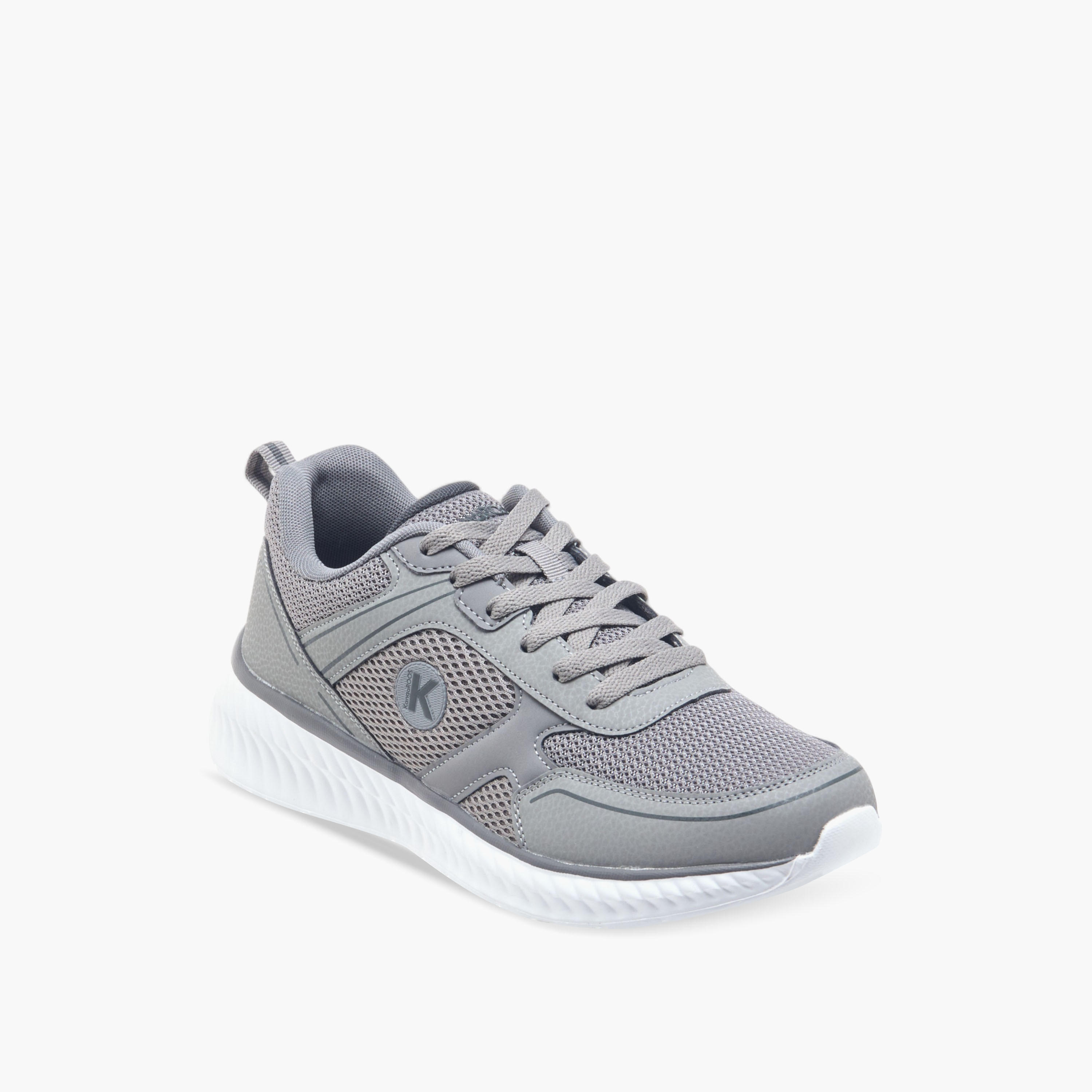 KangaROOS Men's Logo Detail Sports Shoes with Lace-Up Closure-sports-men-shoes-image-2